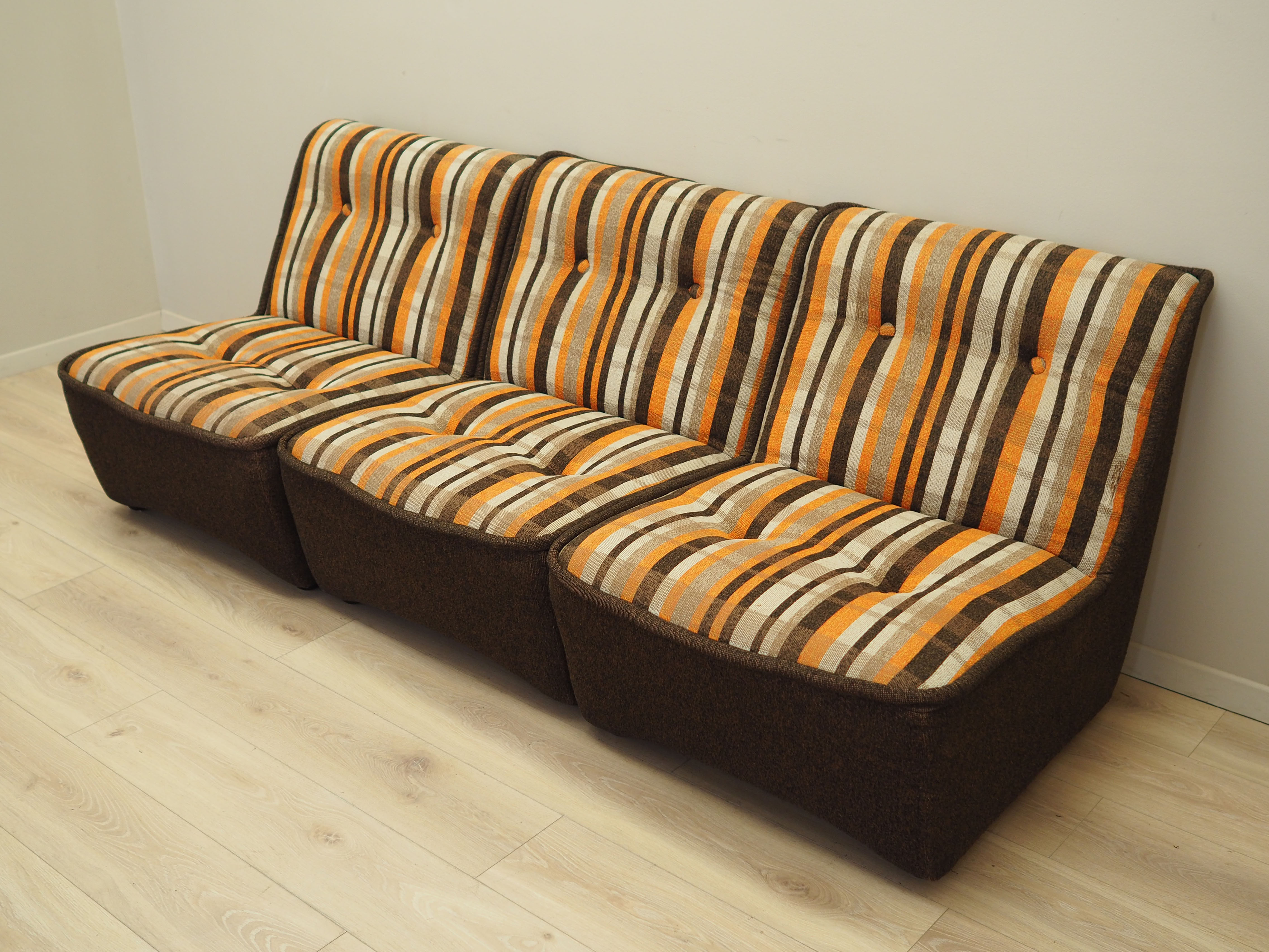3-Sitzer Modulsofa 1960er Jahre