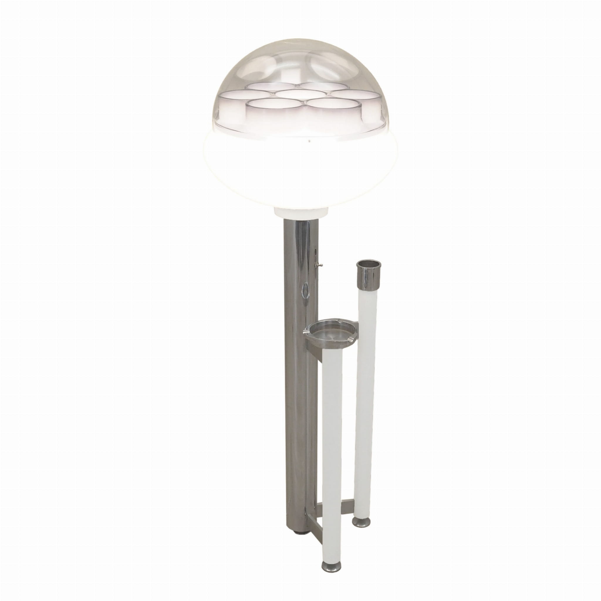 Space Age Stehlampe mit Aschenbecher 1960er Jahre
