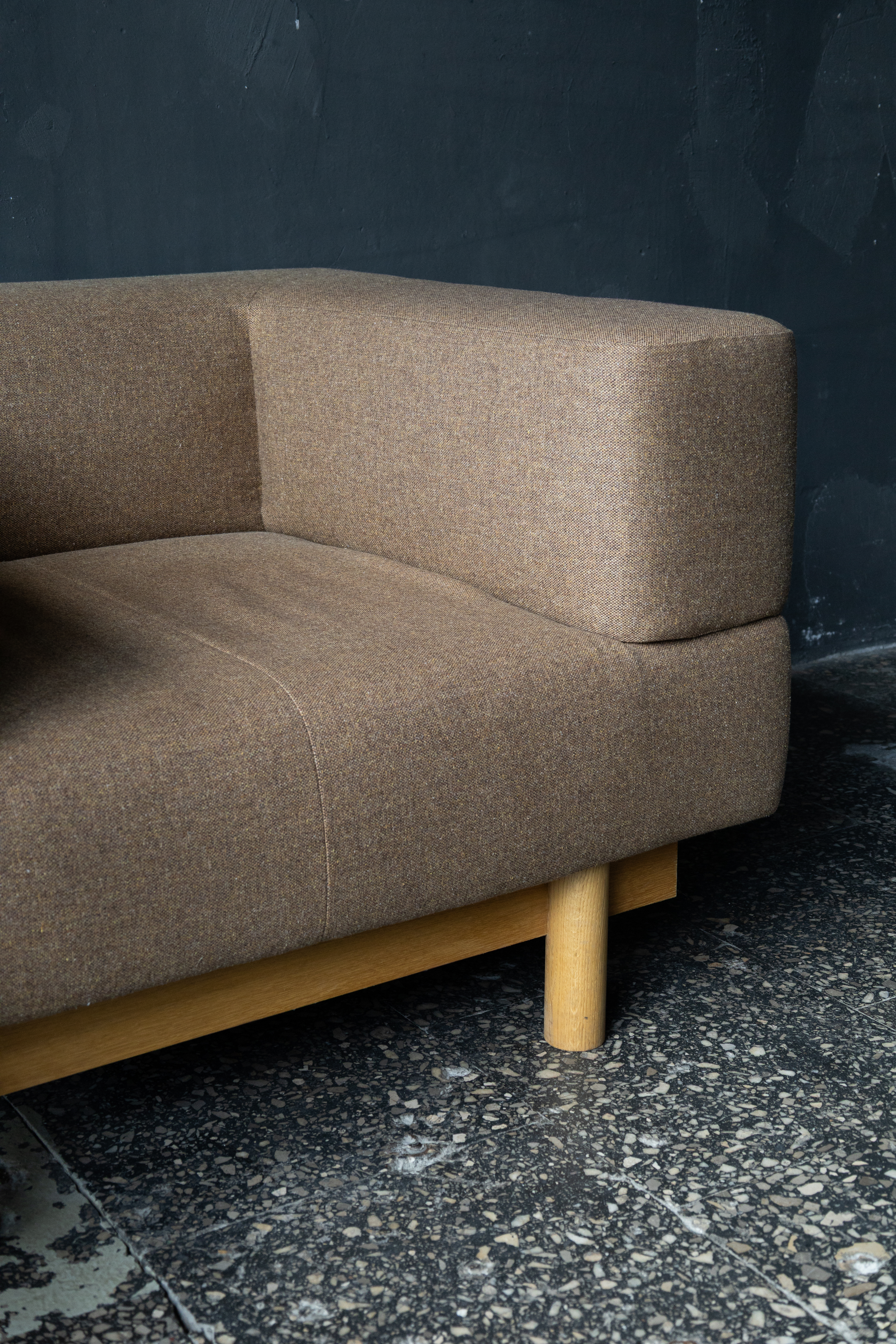 Armchair Textile Brown