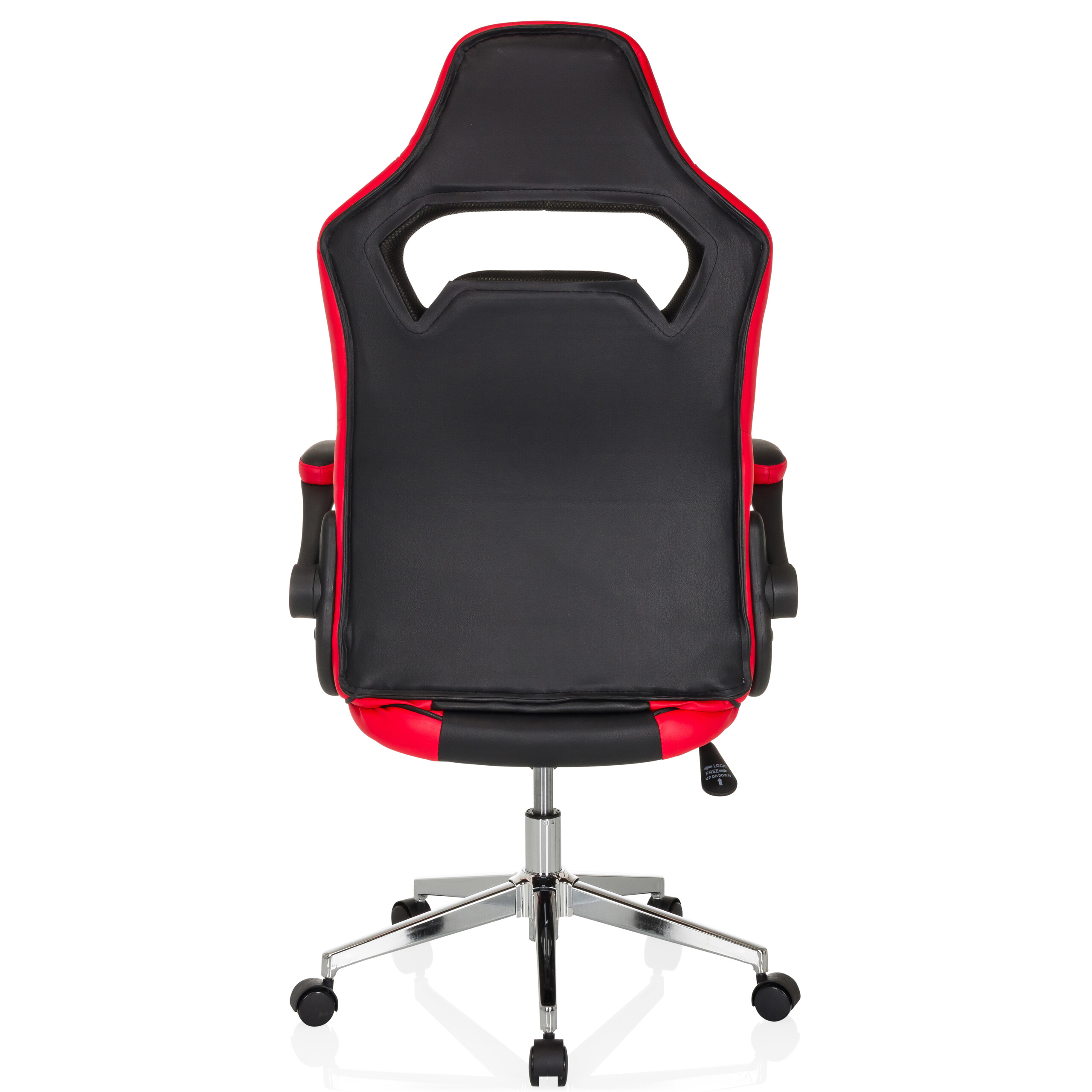 GAME SPORT PRO Bürostuhl Kunstleder Rot