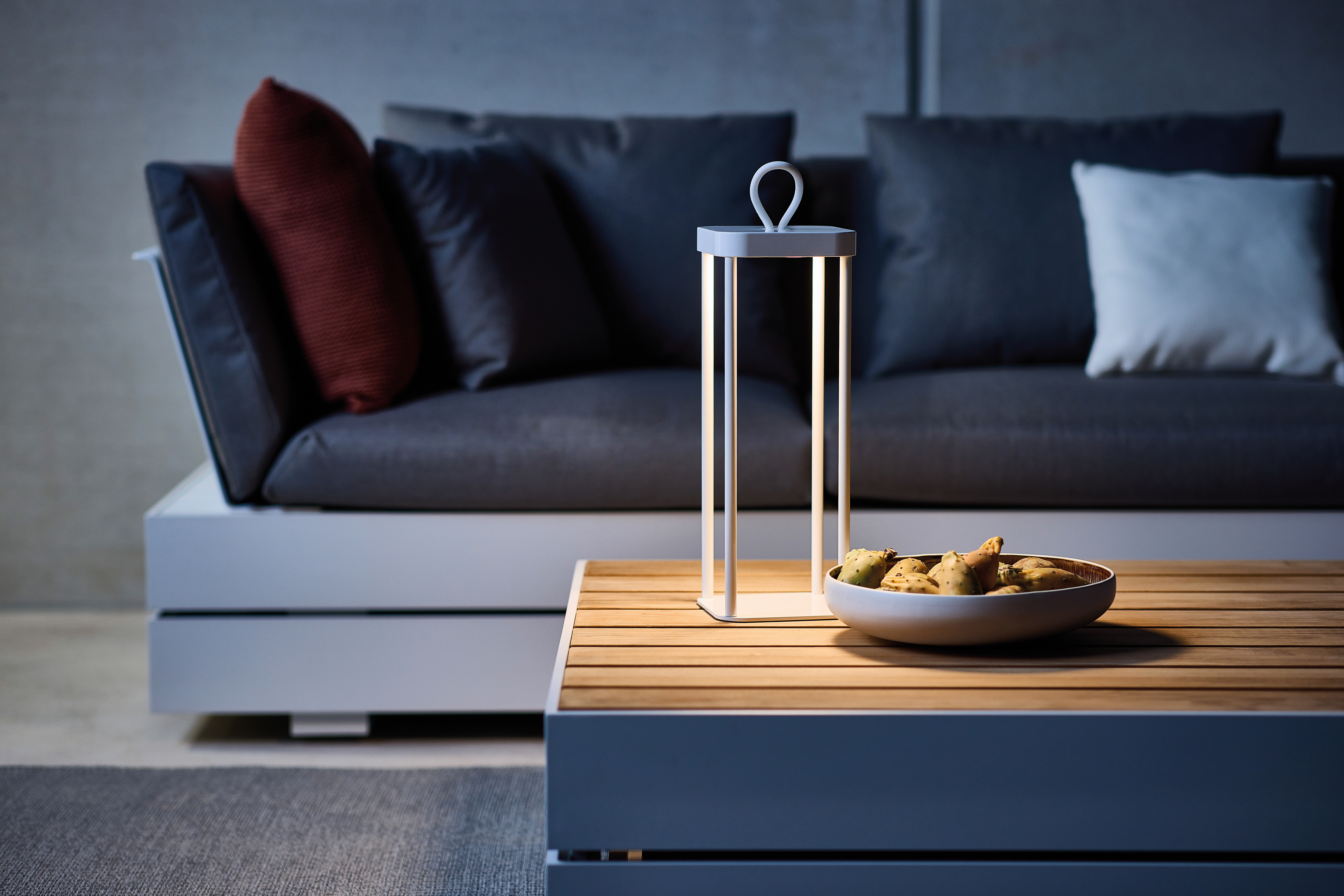 Boxx Garten Lounge-Set Blau