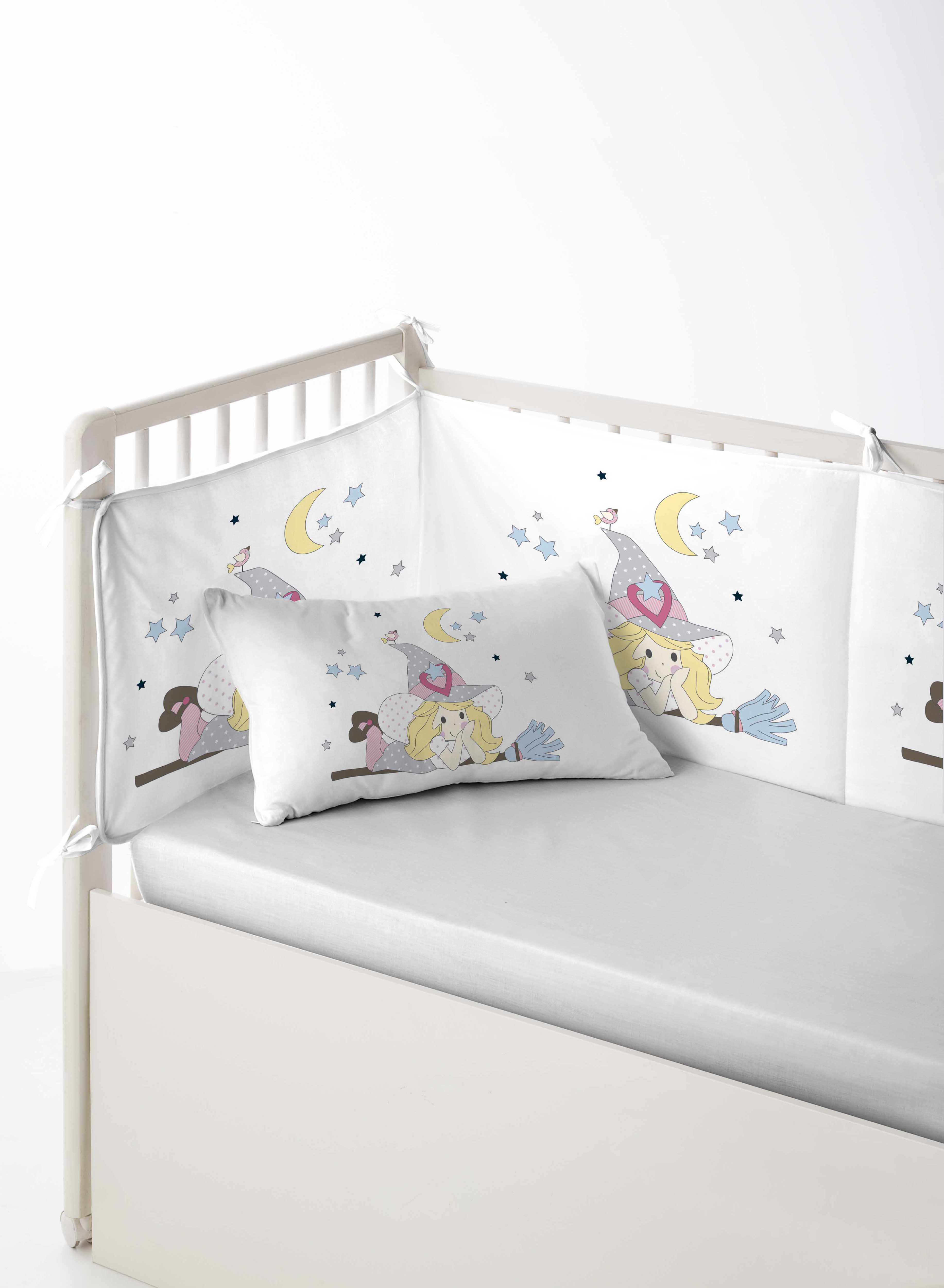 Stoßfänger für Kinderbett Mehrfarbig