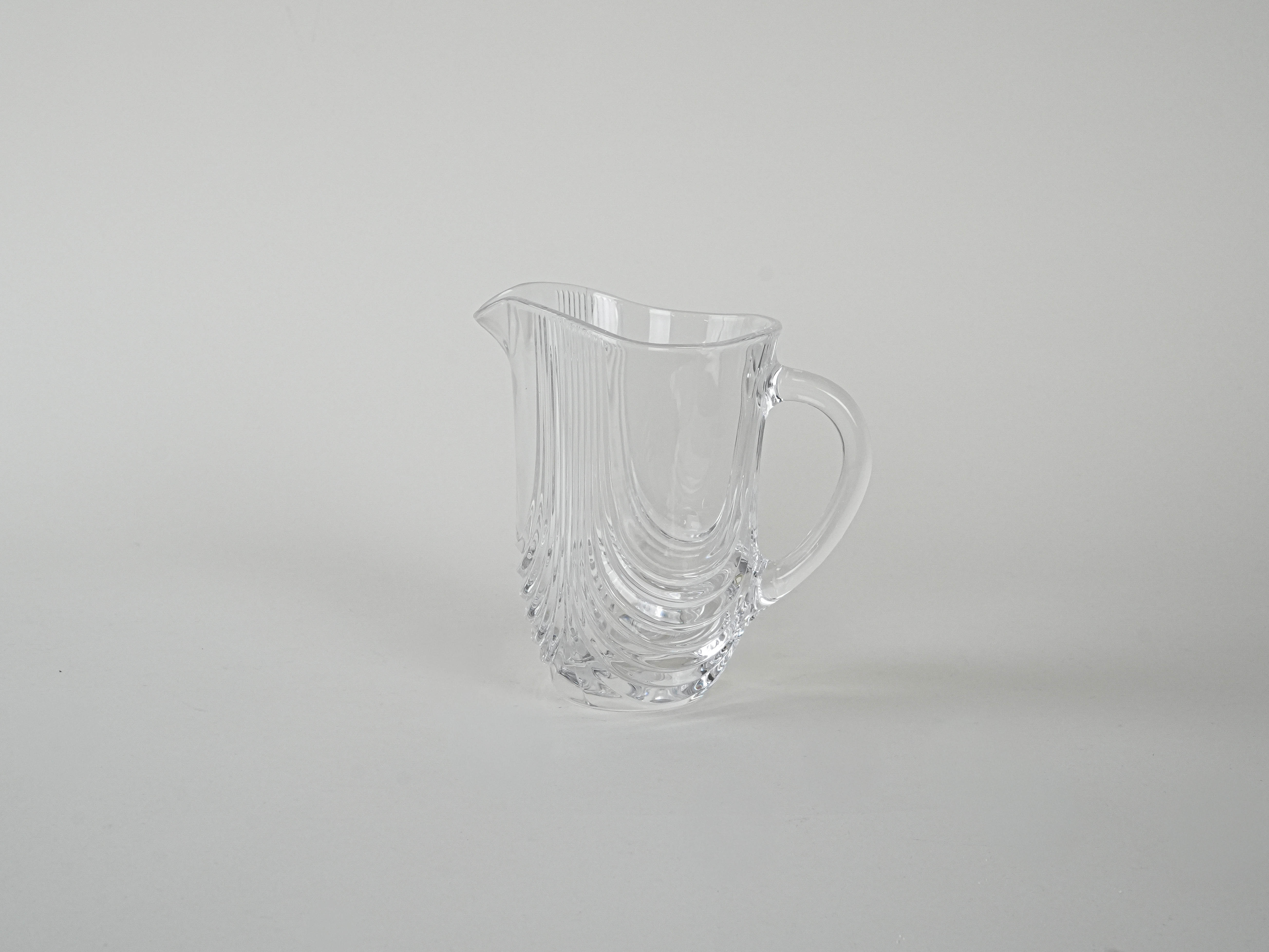 Kristallkaraffe Transparent 1970er Jahre