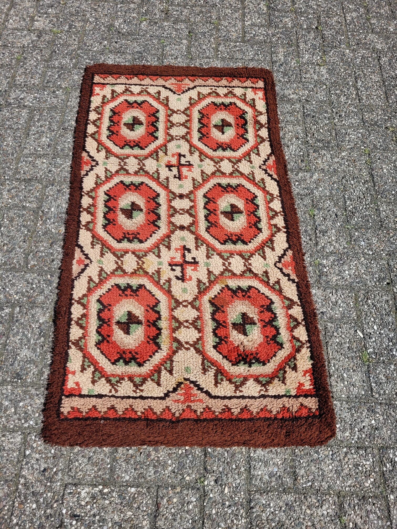 Vintage Teppich Wolle