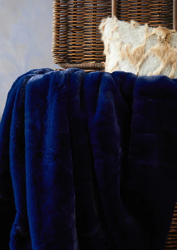 Bosie Lamina Navy Blue Überwurf
