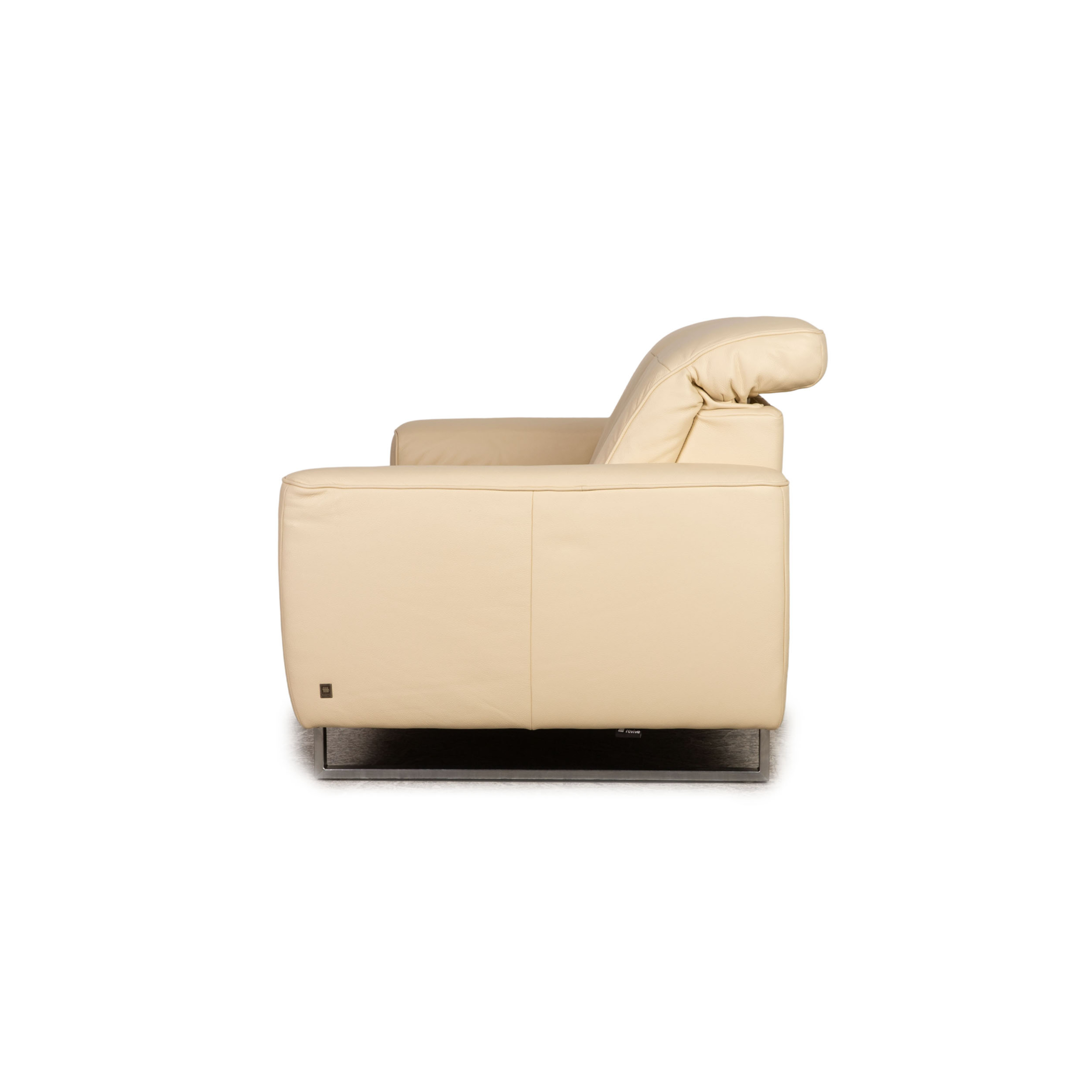 MR 6070 Sofa 3-Sitzer Leder Creme