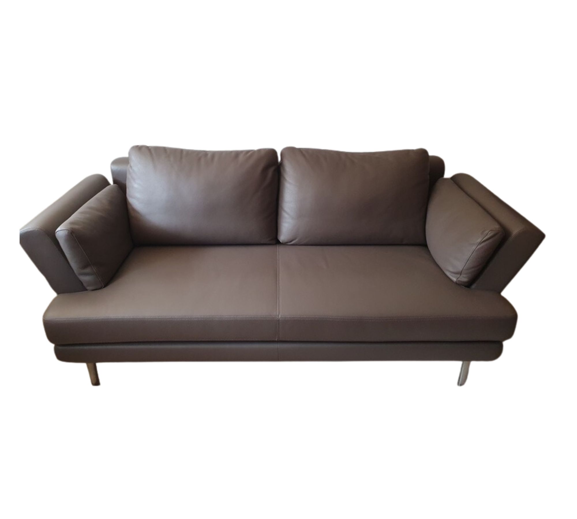 Liv Sofa 2-Sitzer Leder Chrom Braun