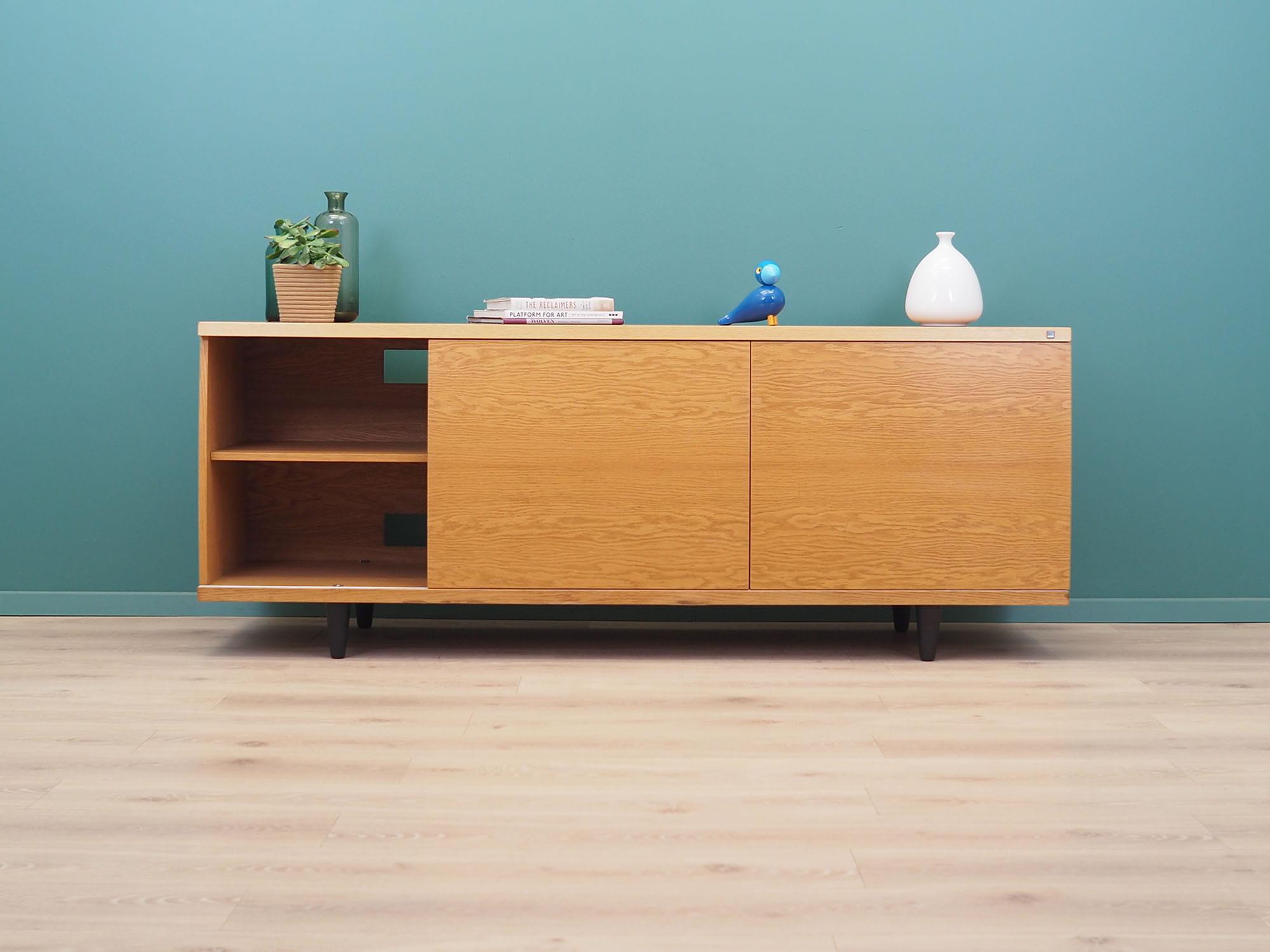 Vintage Sideboard Wood Beige 1990s
