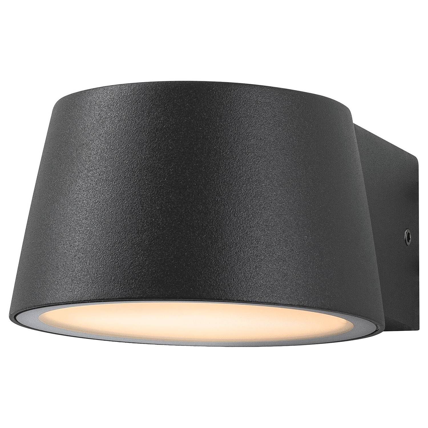 Capea Wandleuchte Aluminium Grau 1-flammig