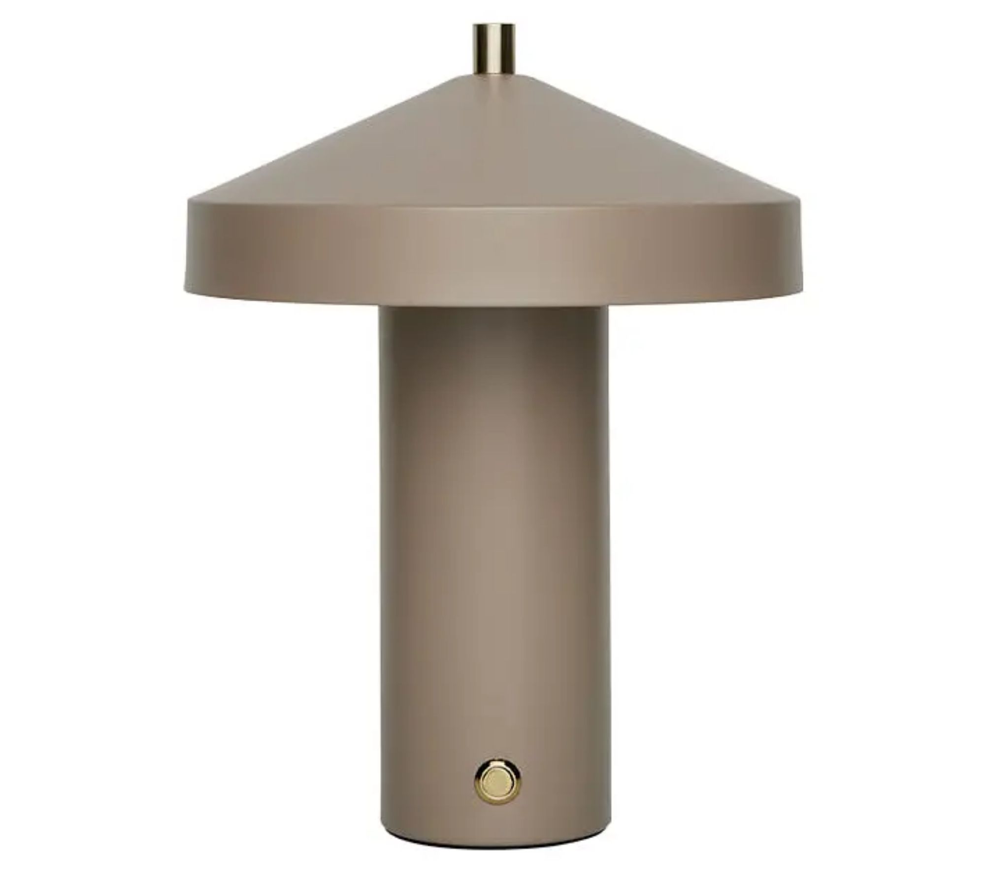 Hatto LED Table Lamp Steel Brown Grey