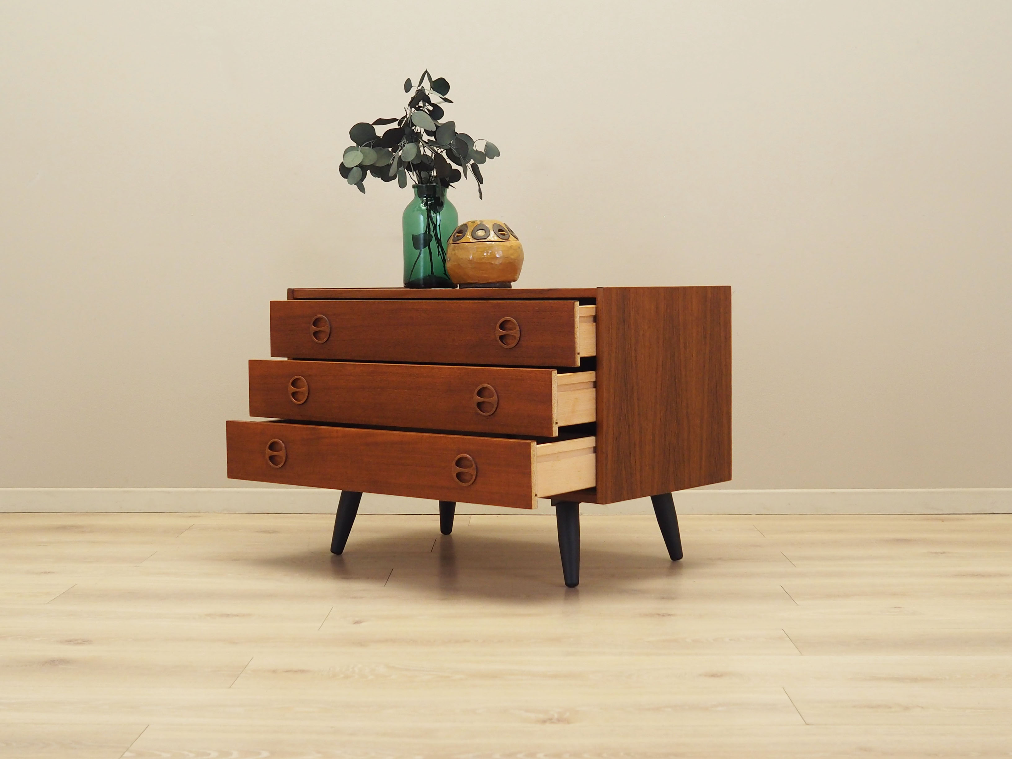 Chest of drawers Teak wood 1960s