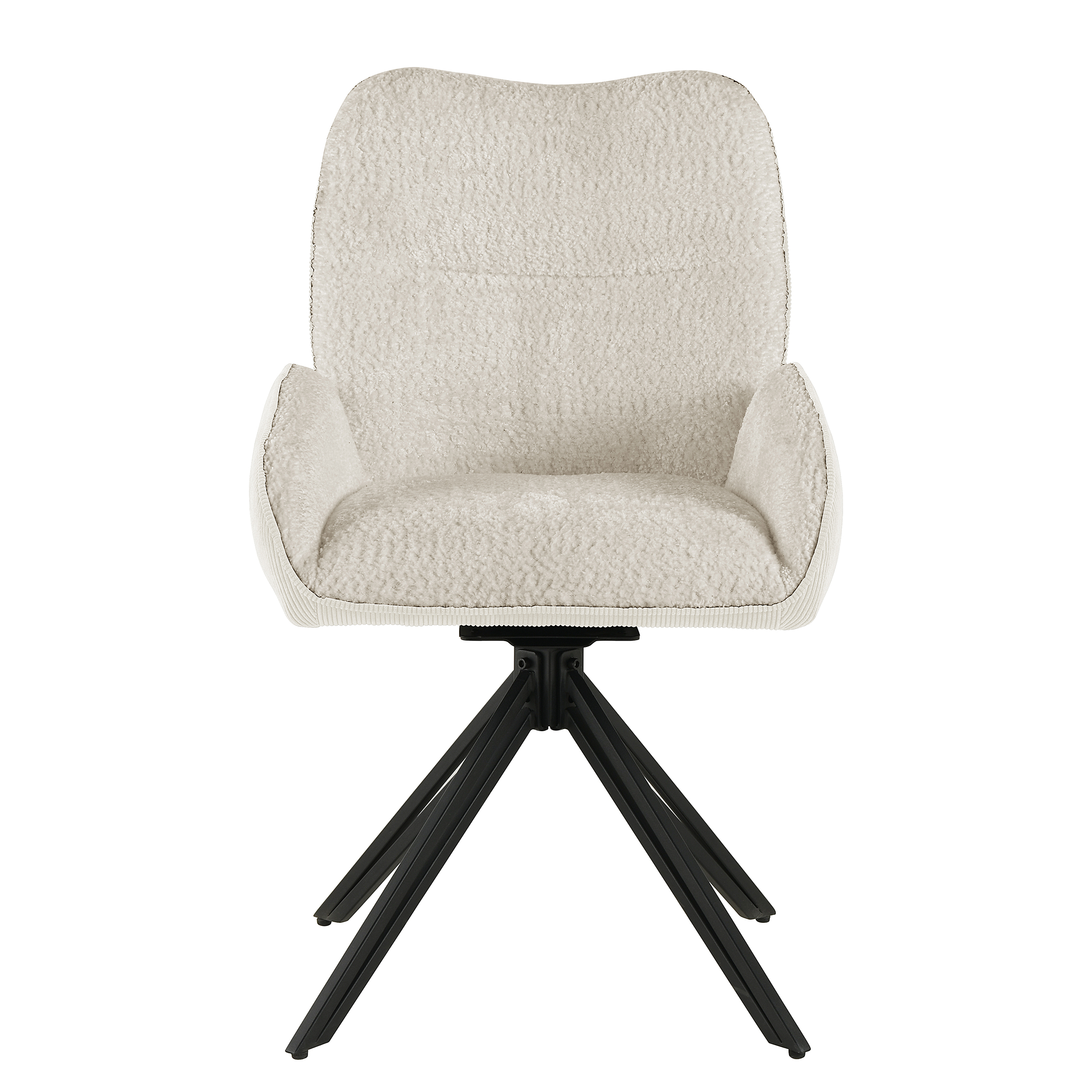 STANCELL Drehbarer Polsterstuhl 2er-Set Beige