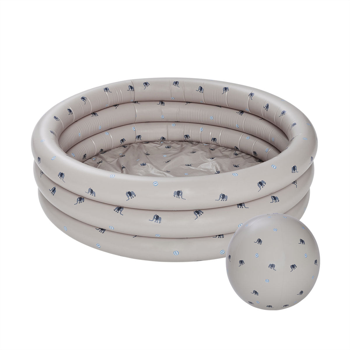 Elefant Schwimmbad Groß & Strandball