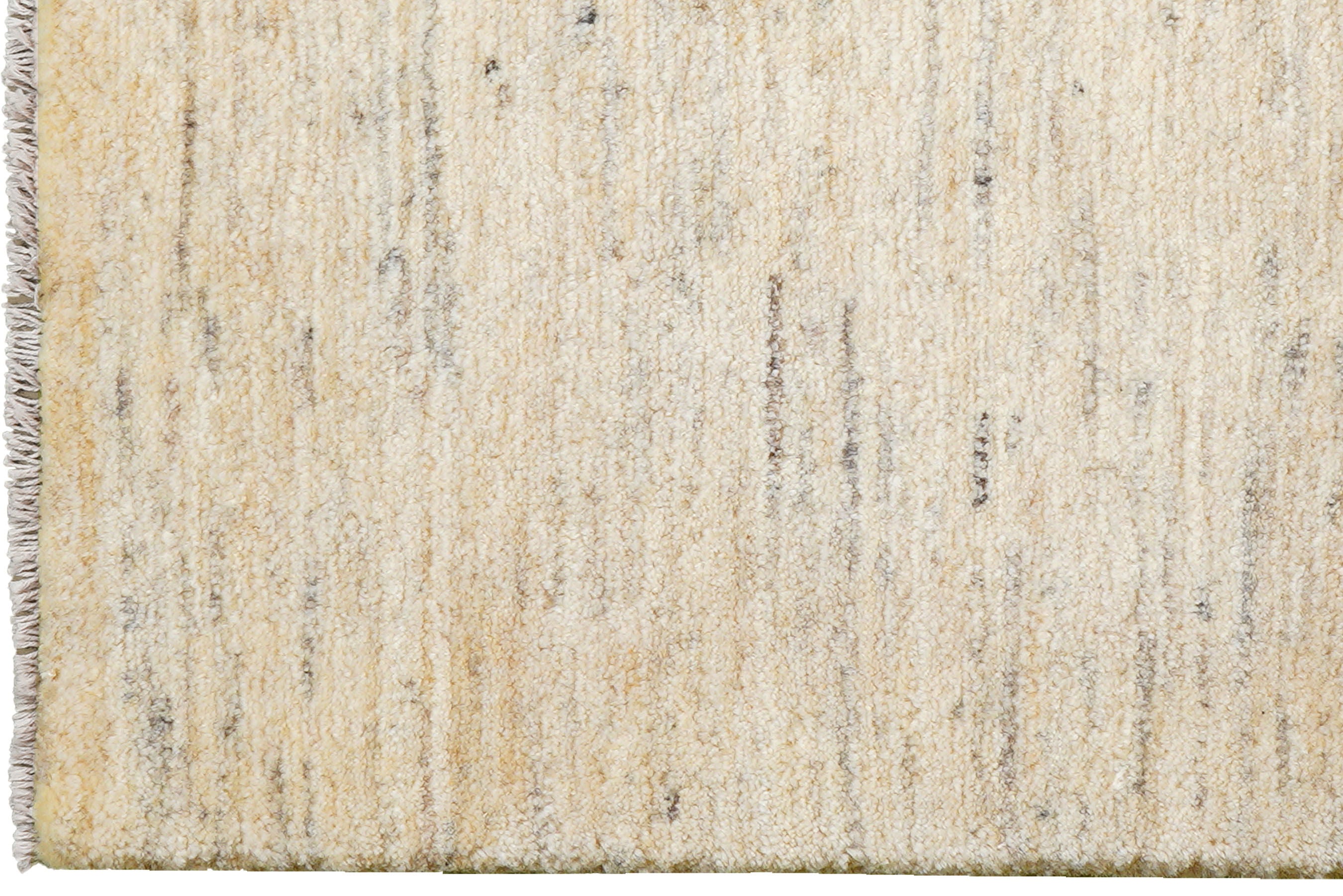 Gabbeh Teppich Wolle Beige