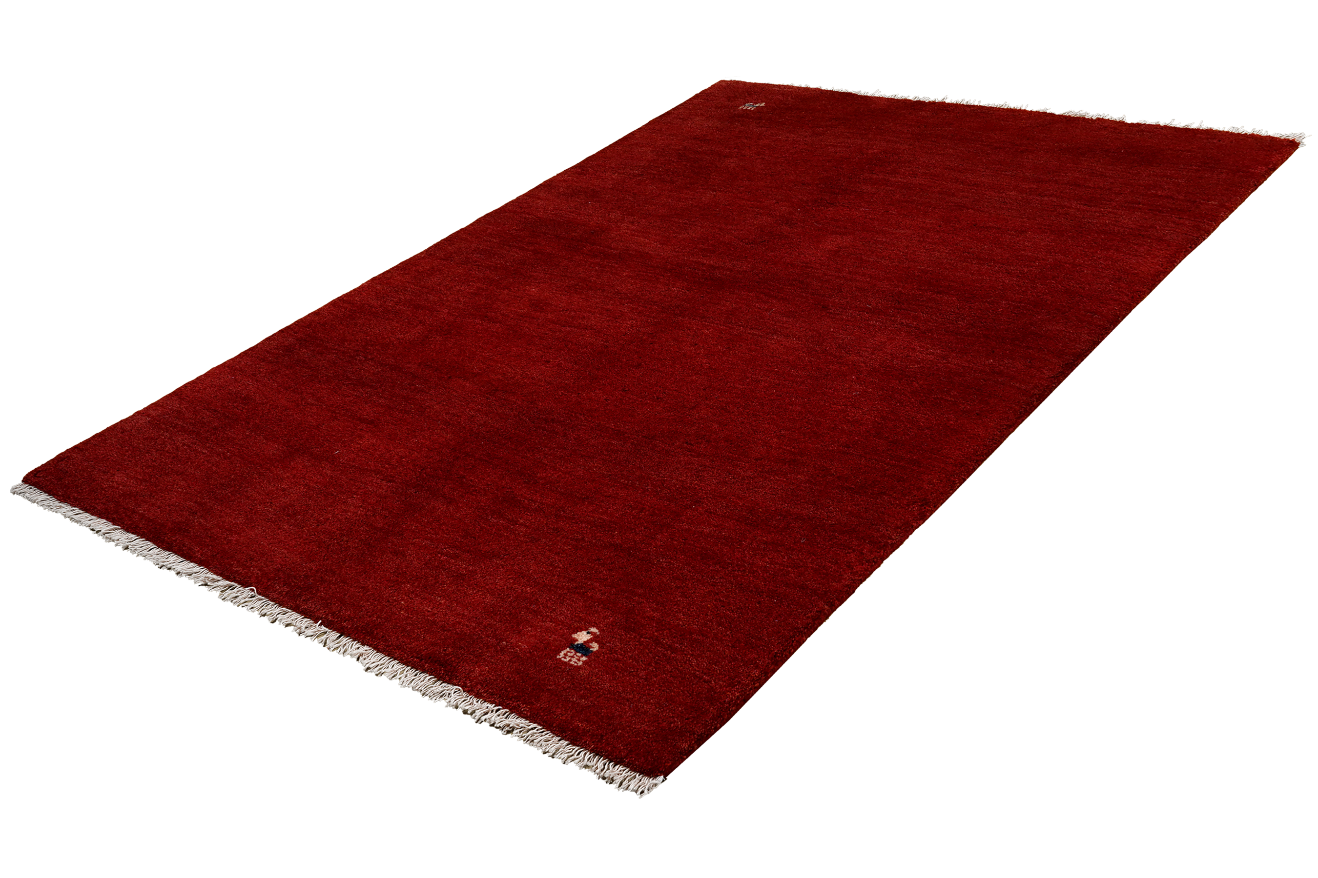 Rizbaf Gabbeh-Teppich Wolle Rot