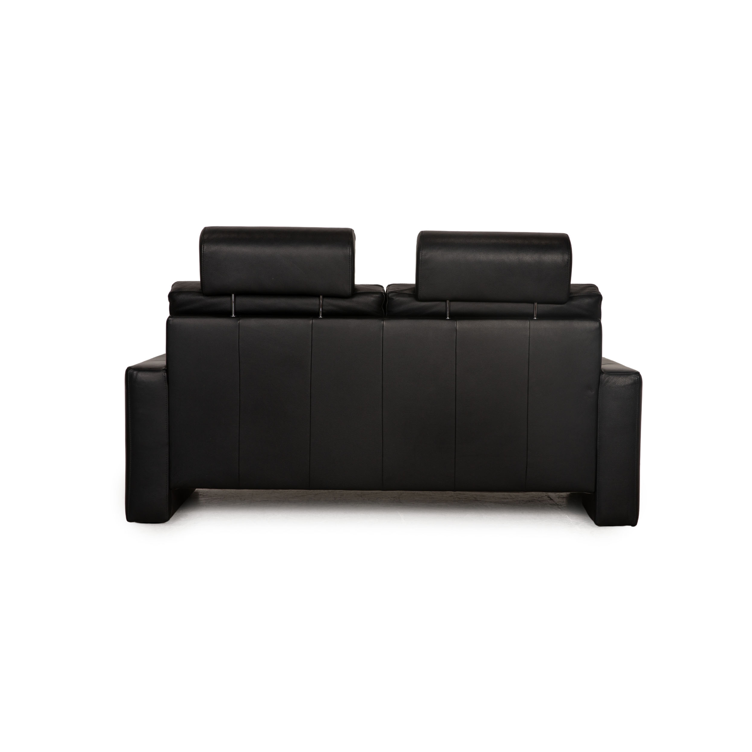 Systema Sofa 2-Sitzer Leder Schwarz