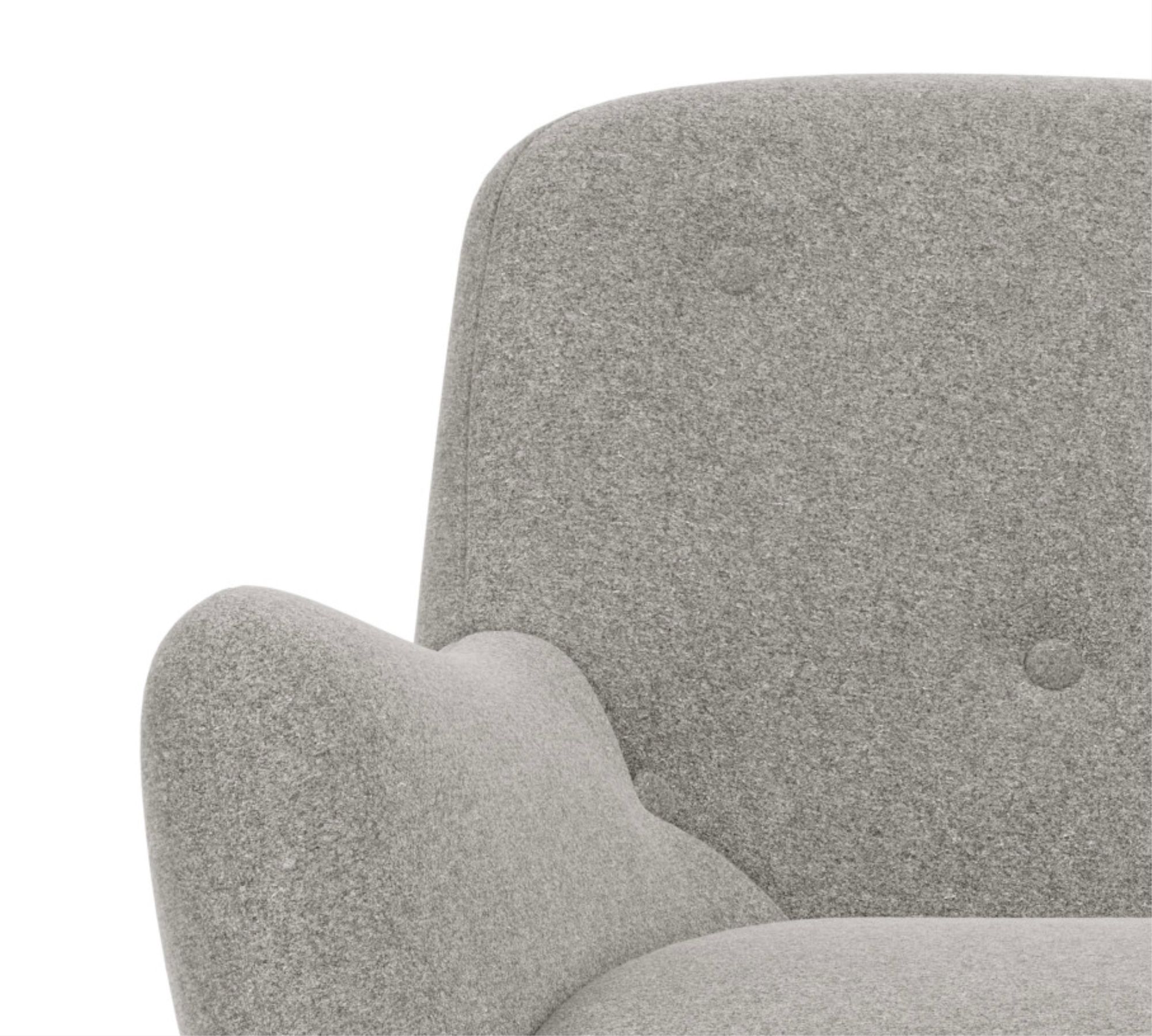 Herman Sofa 3-Sitzer Elliot Light Grey