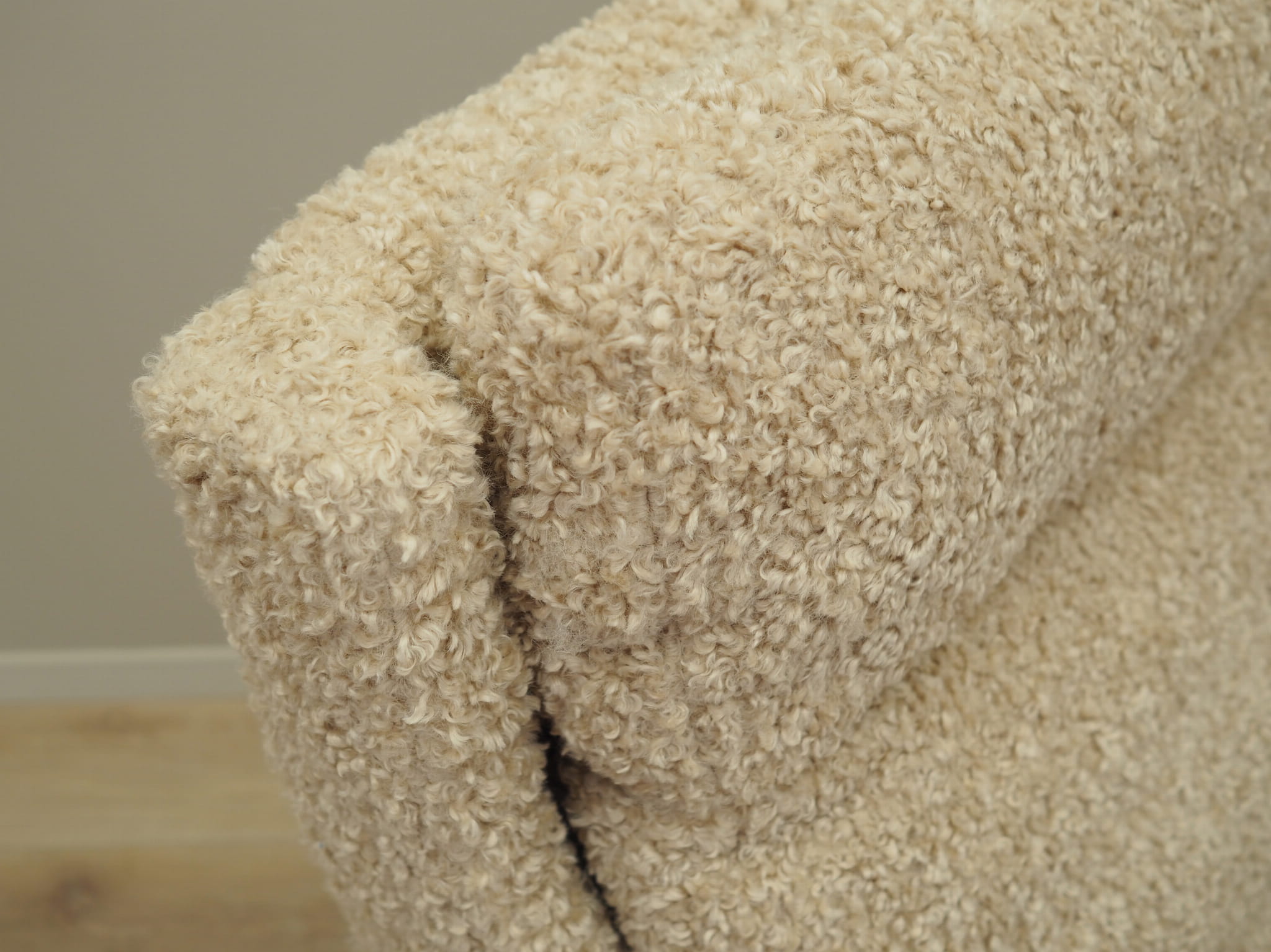 Armchair Textile Beige 1960s