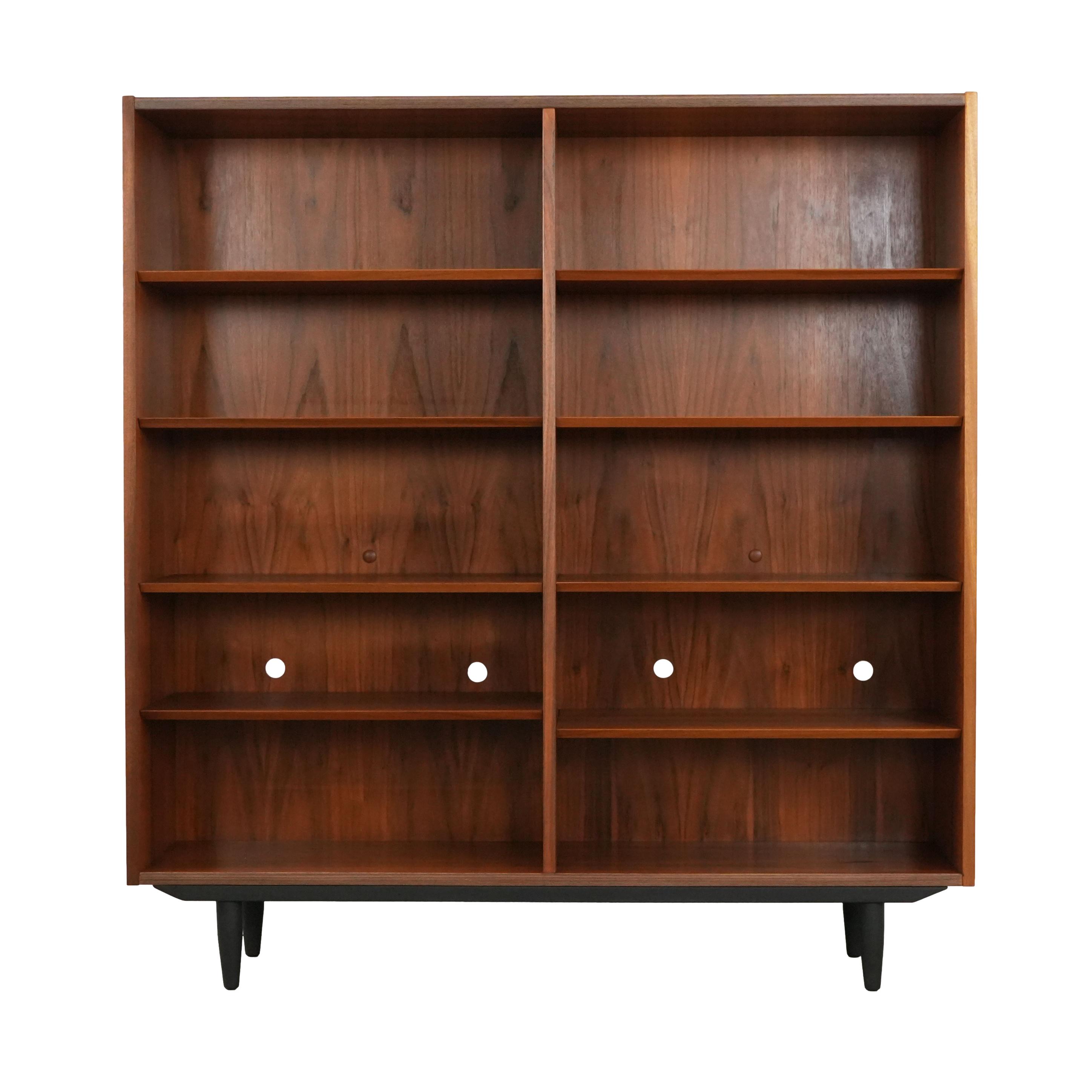 Bücherregal Teakholz 1970er Jahre
