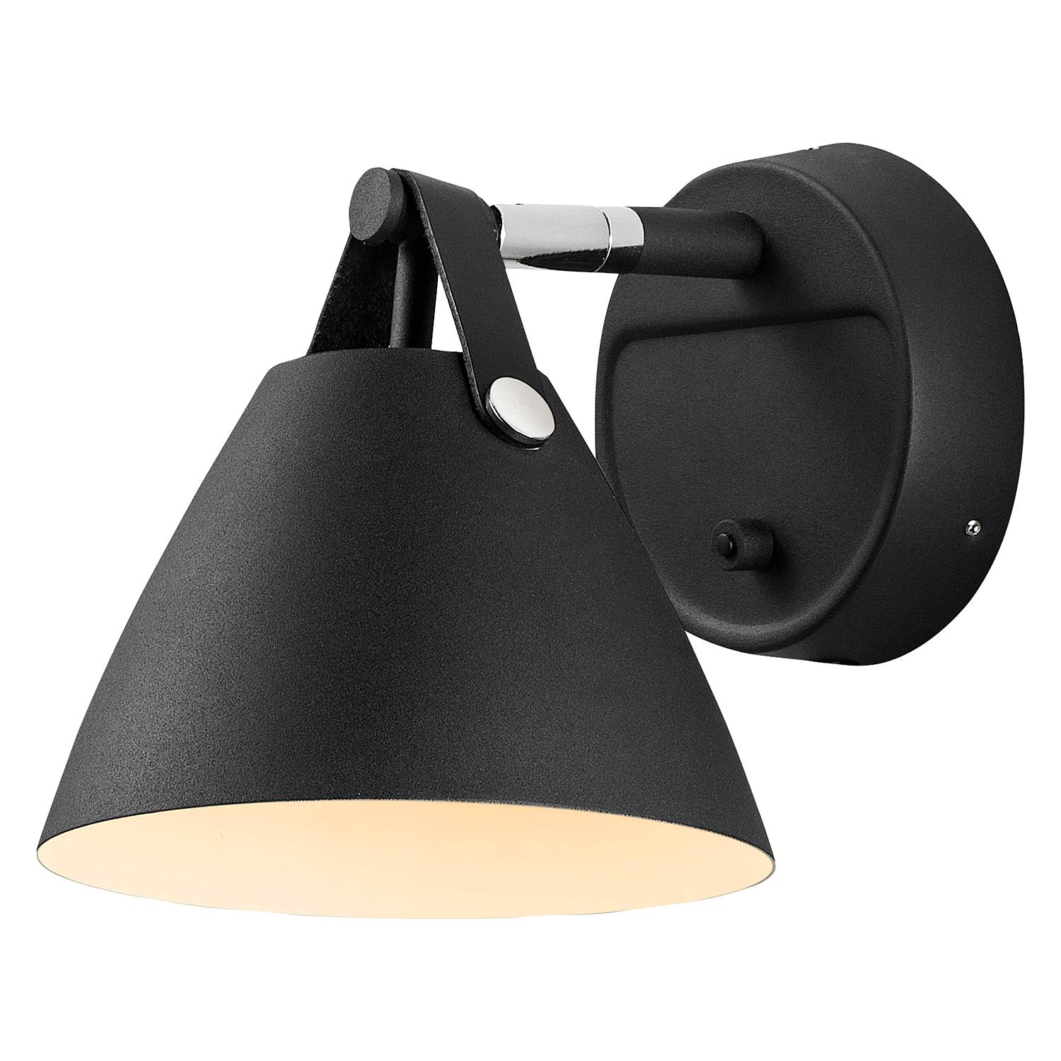 Wandleuchte Strap II Schwarz