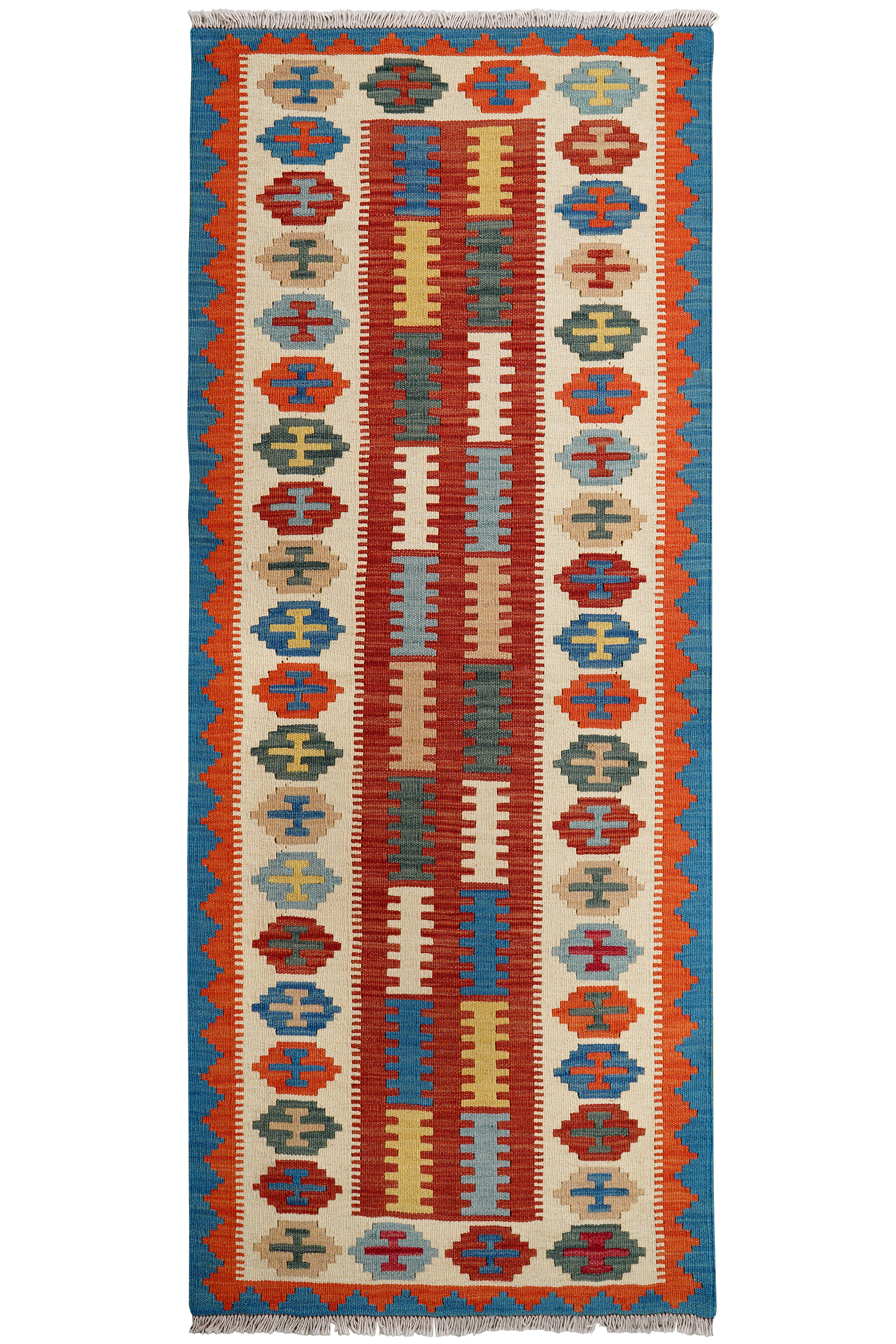 Kilim Gashgai Teppich Mehrfarbig
