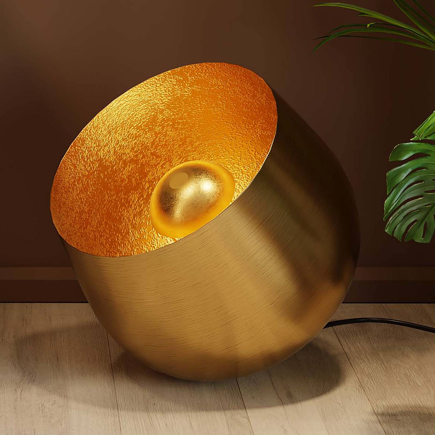 Apollon Typ C Bodenleuchte Stahl Gold