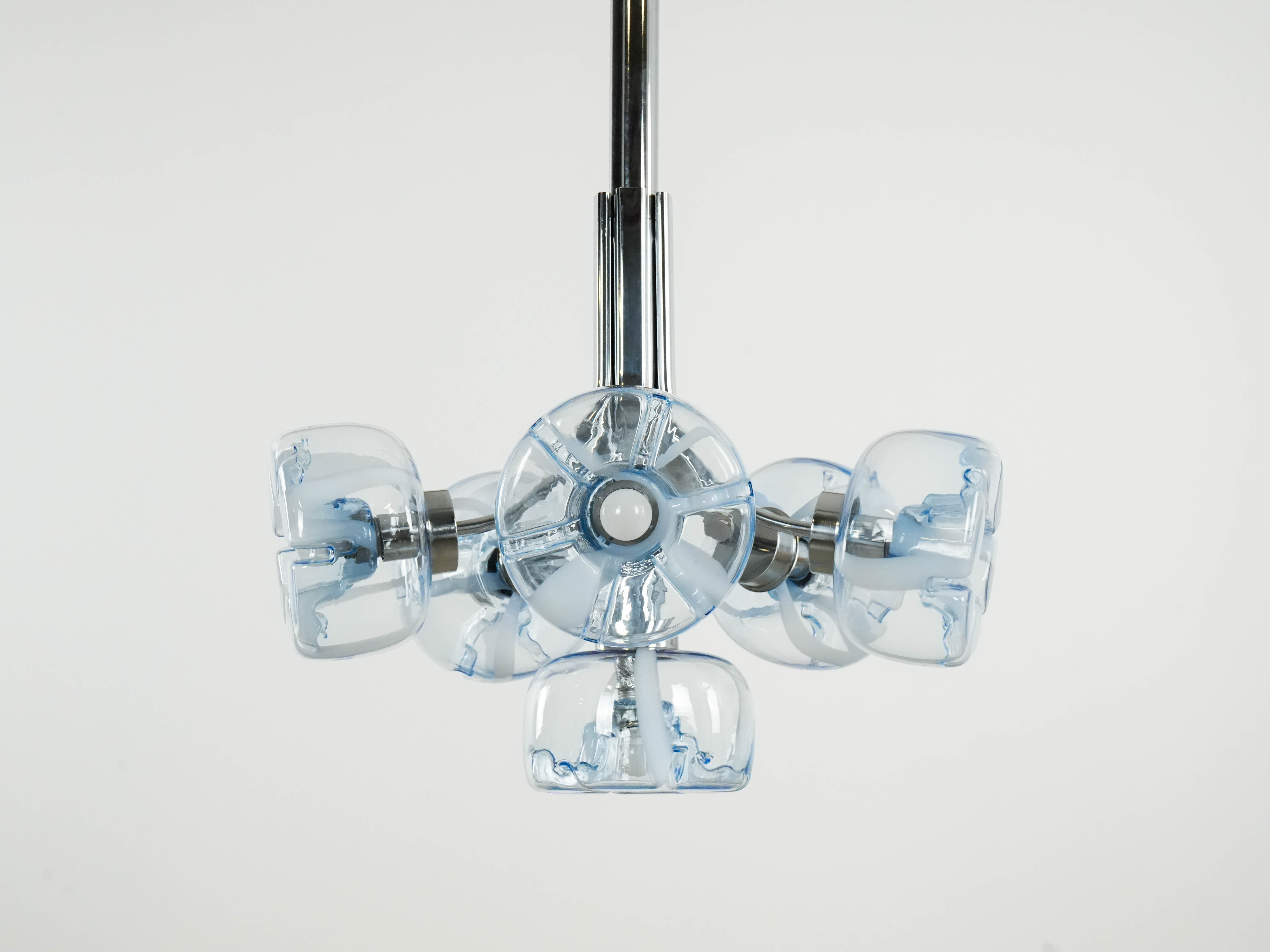 Chandelier Murano glass 1970s