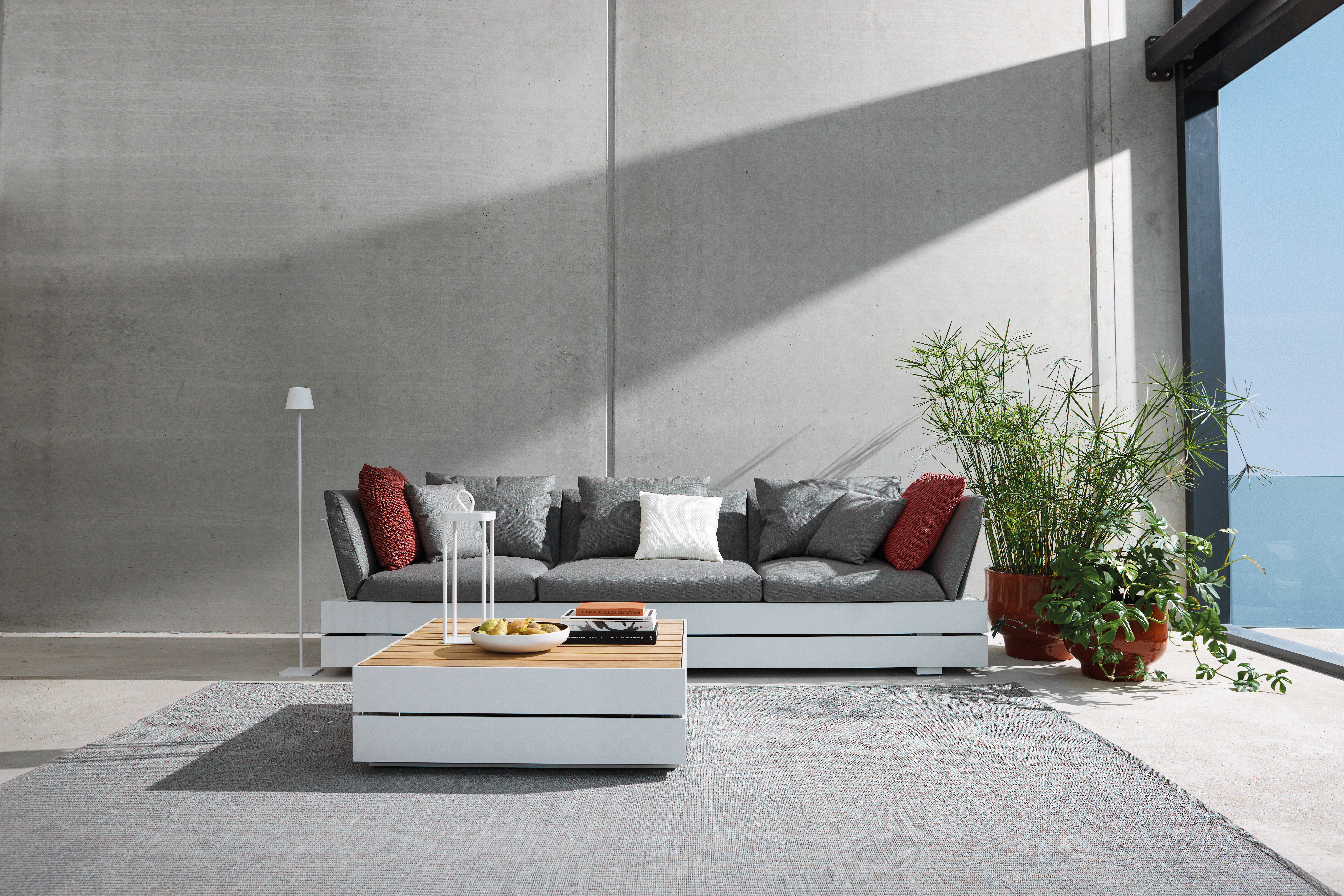 Boxx Garten Lounge-Set Blau