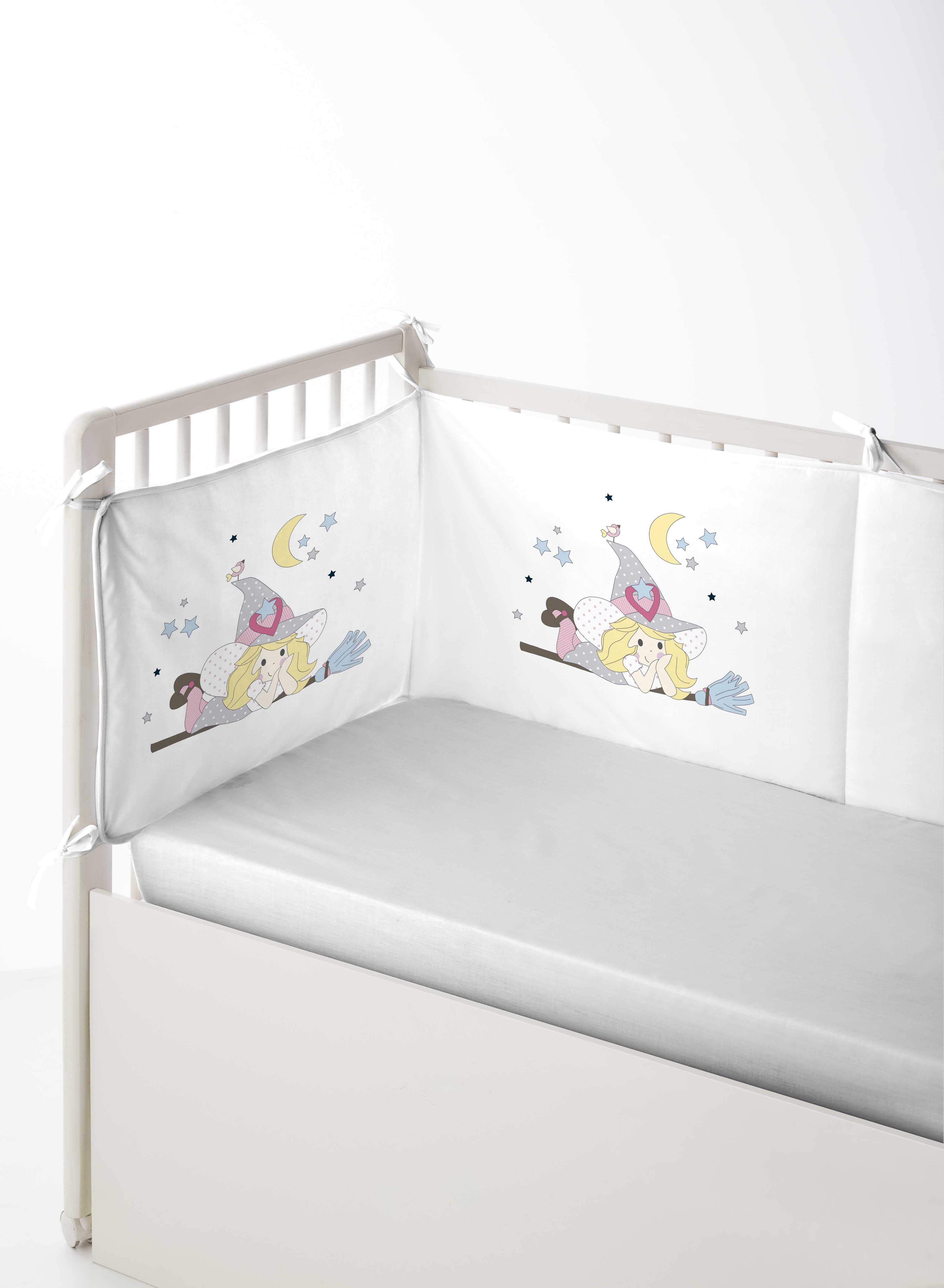 Stoßfänger für Kinderbett Mehrfarbig