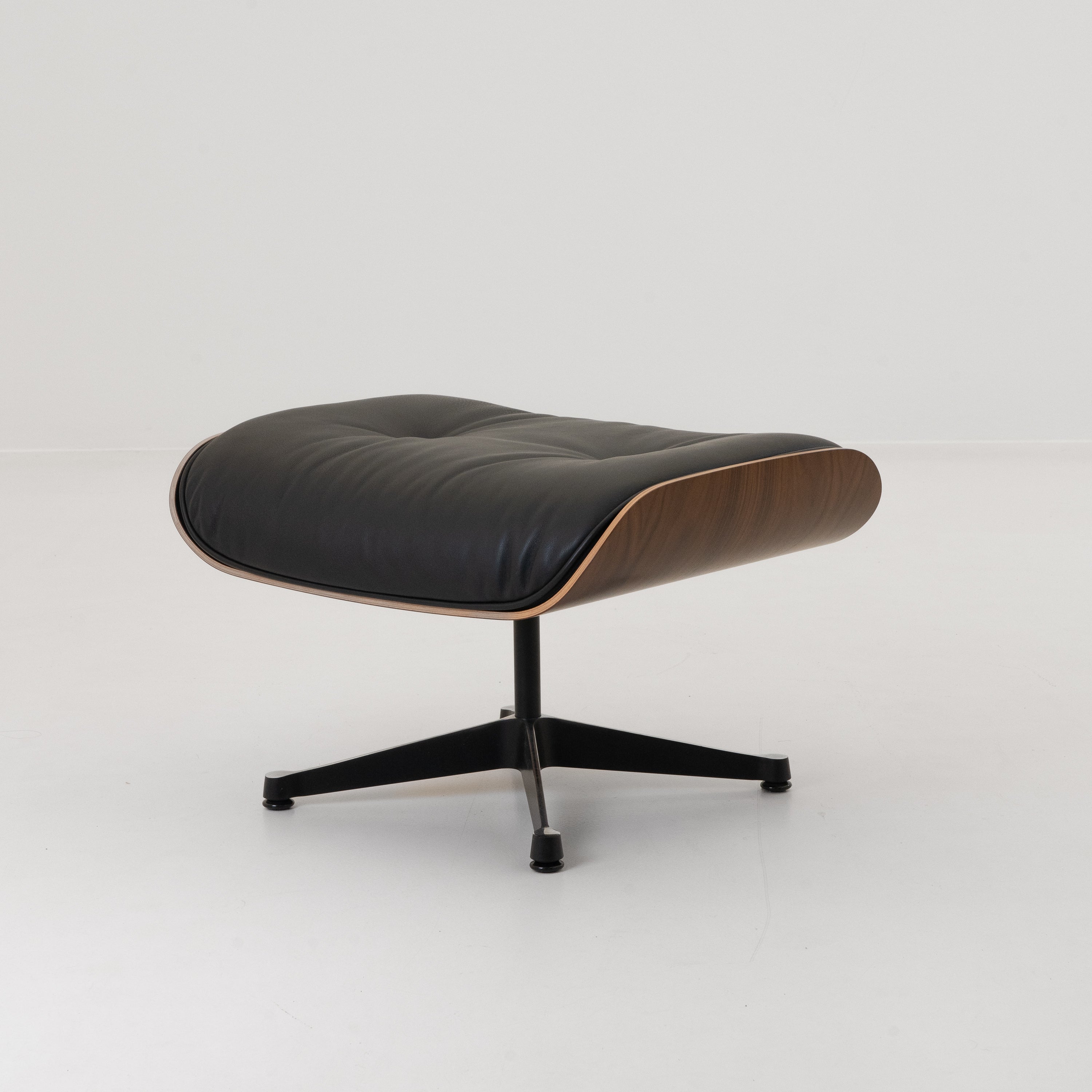 Eames Lounge Chair mit Ottoman Palisander Schwarz