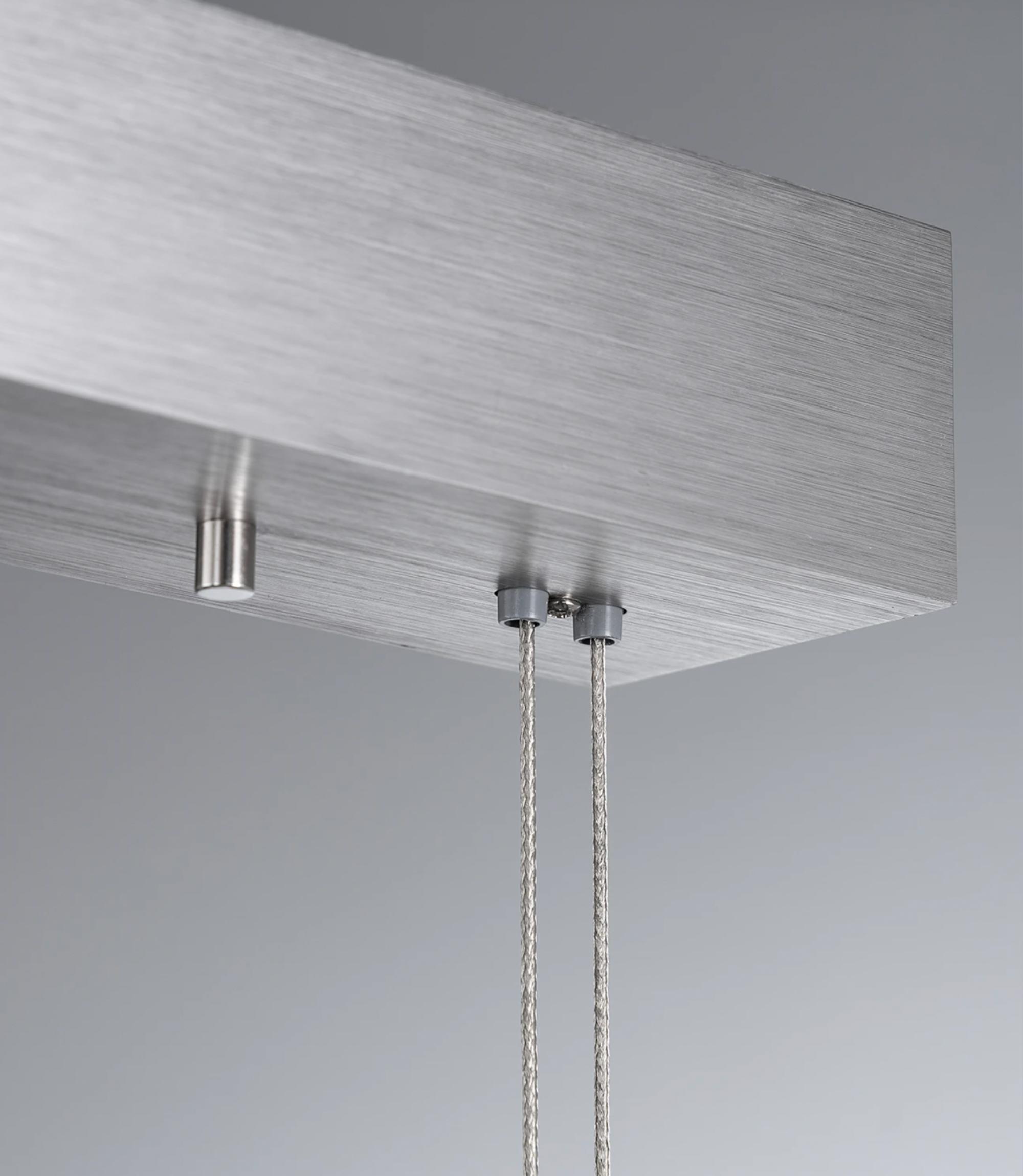 LAVAGNA Pendelleuchte Mit LED Edison-Birne – Milchglas Schwarz, Inklusive Leuchtmittel