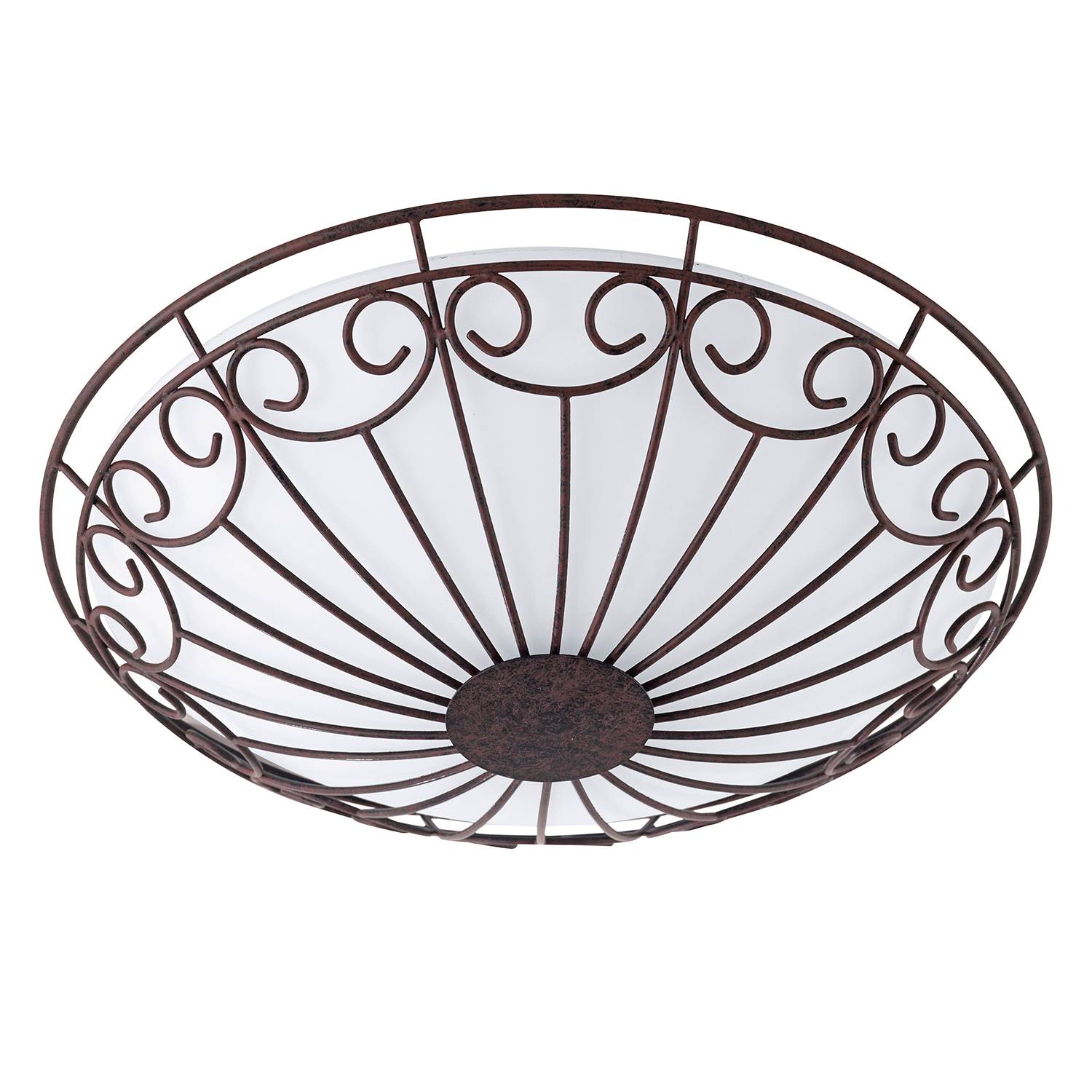 Deckenleuchte Colti Glas / Stahl Durchmesser: 35 cm