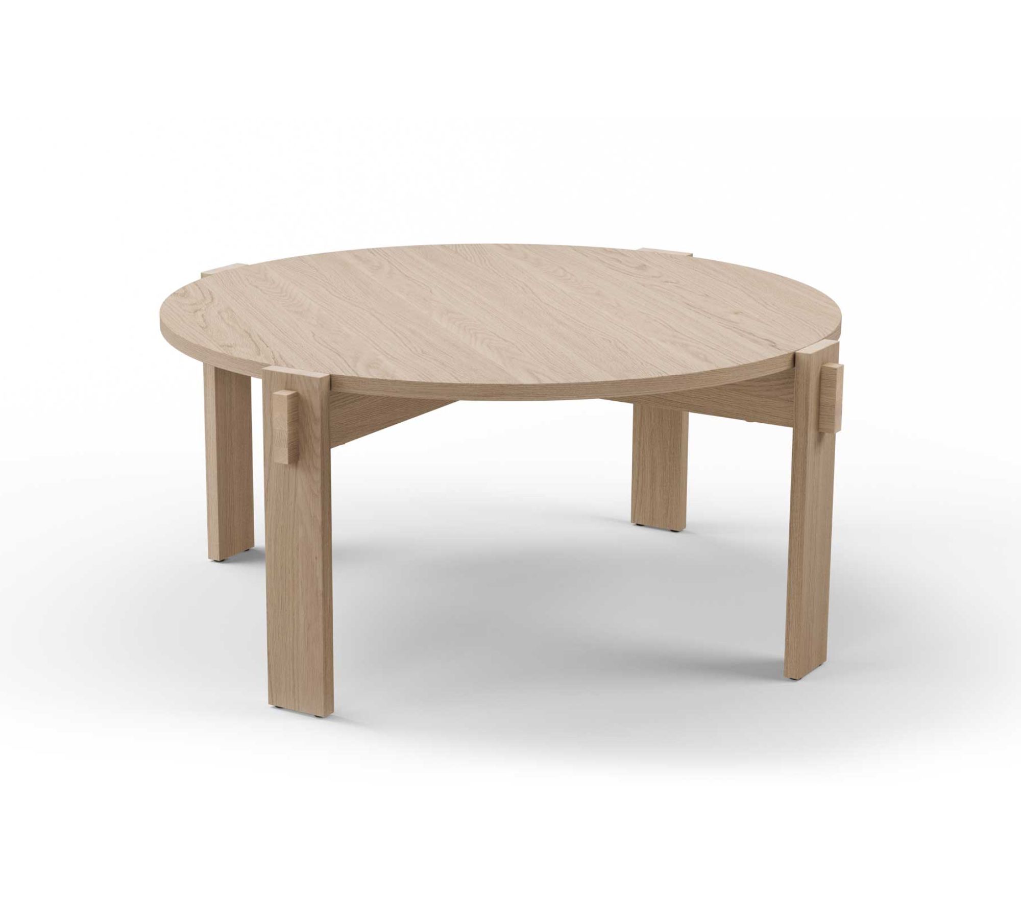 Carlo Couchtisch Oak Ø 85cm