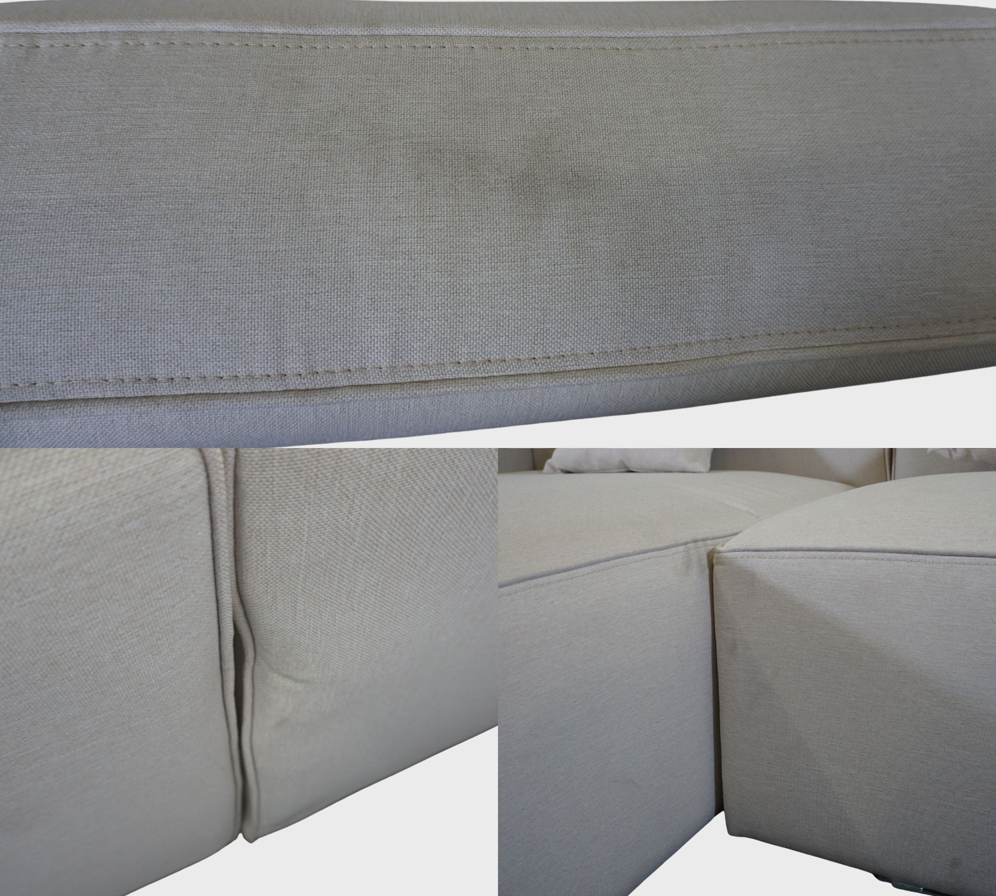 Mora Ecksofa Links Ecru