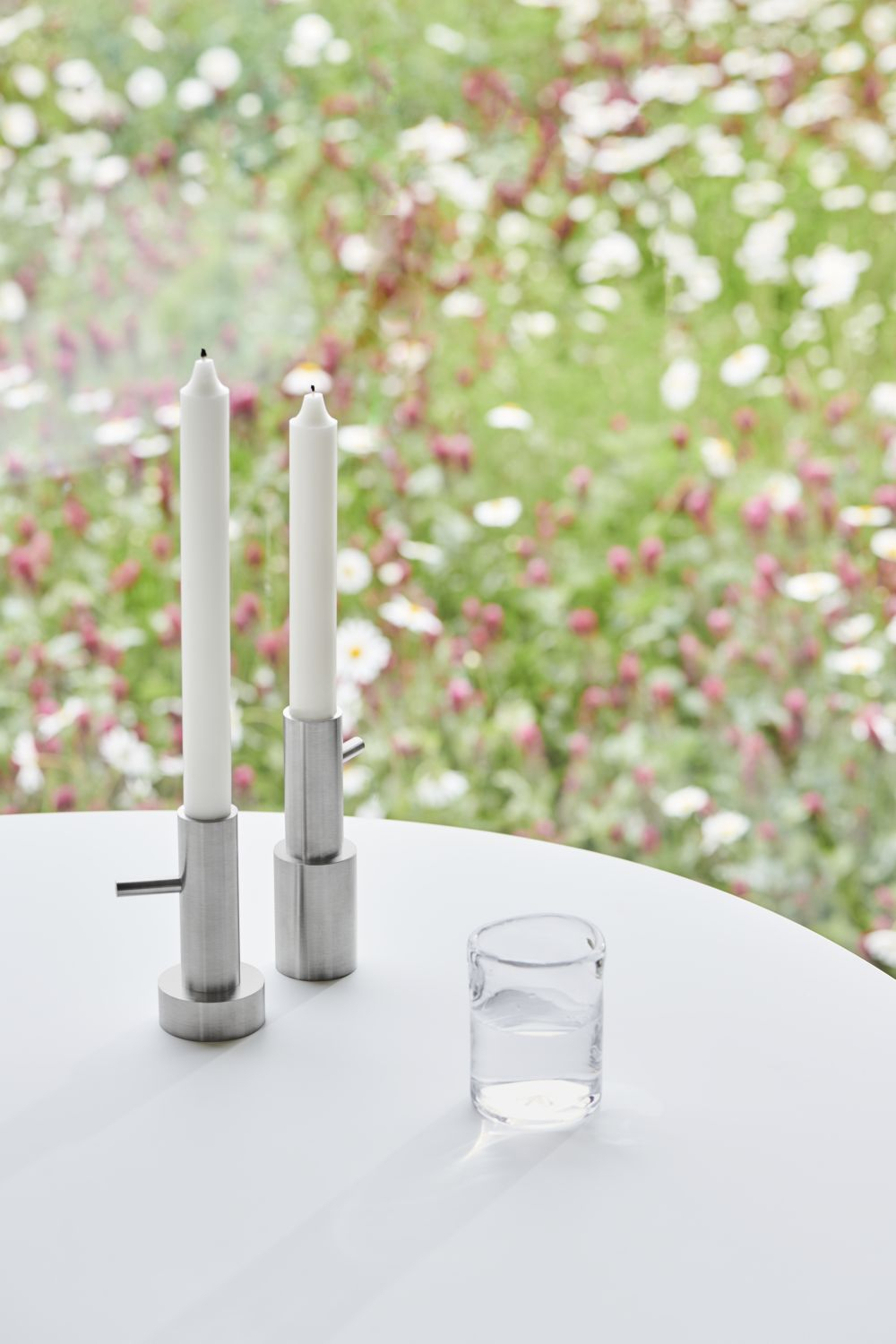 Candlestick Kerzenständer Silber