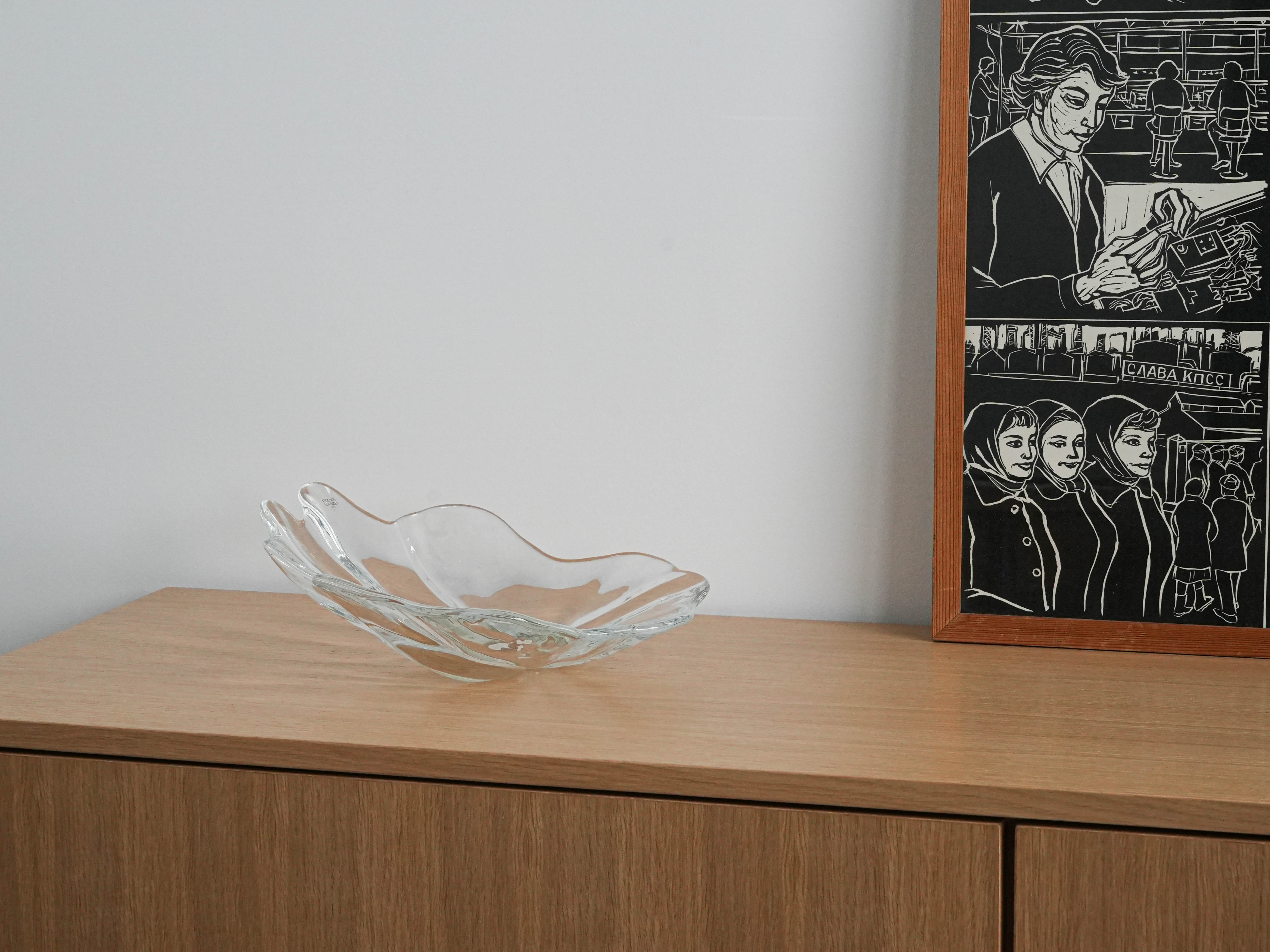 Glasteller Transparent