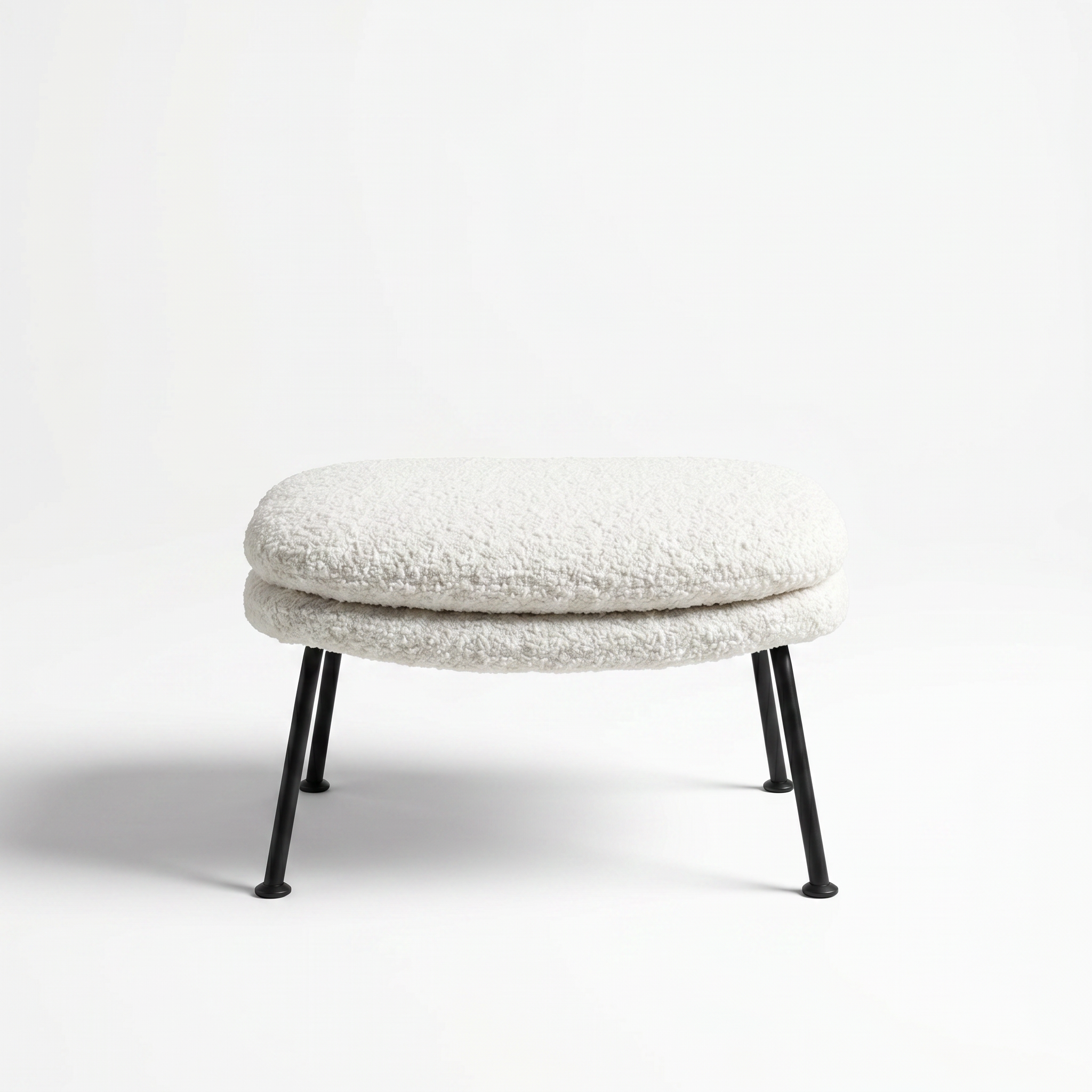 Sessel & Fußhocker Dublin Auckland Boucle