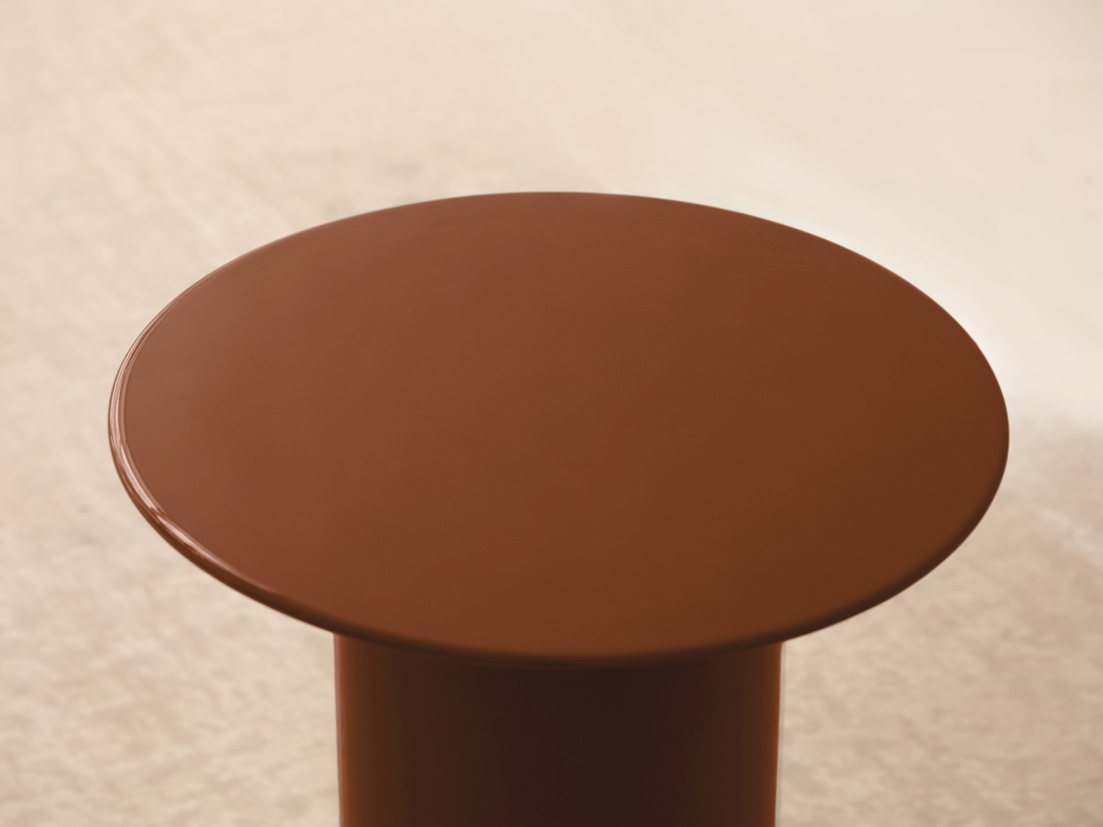 Clementin Beistelltisch Holz Orange