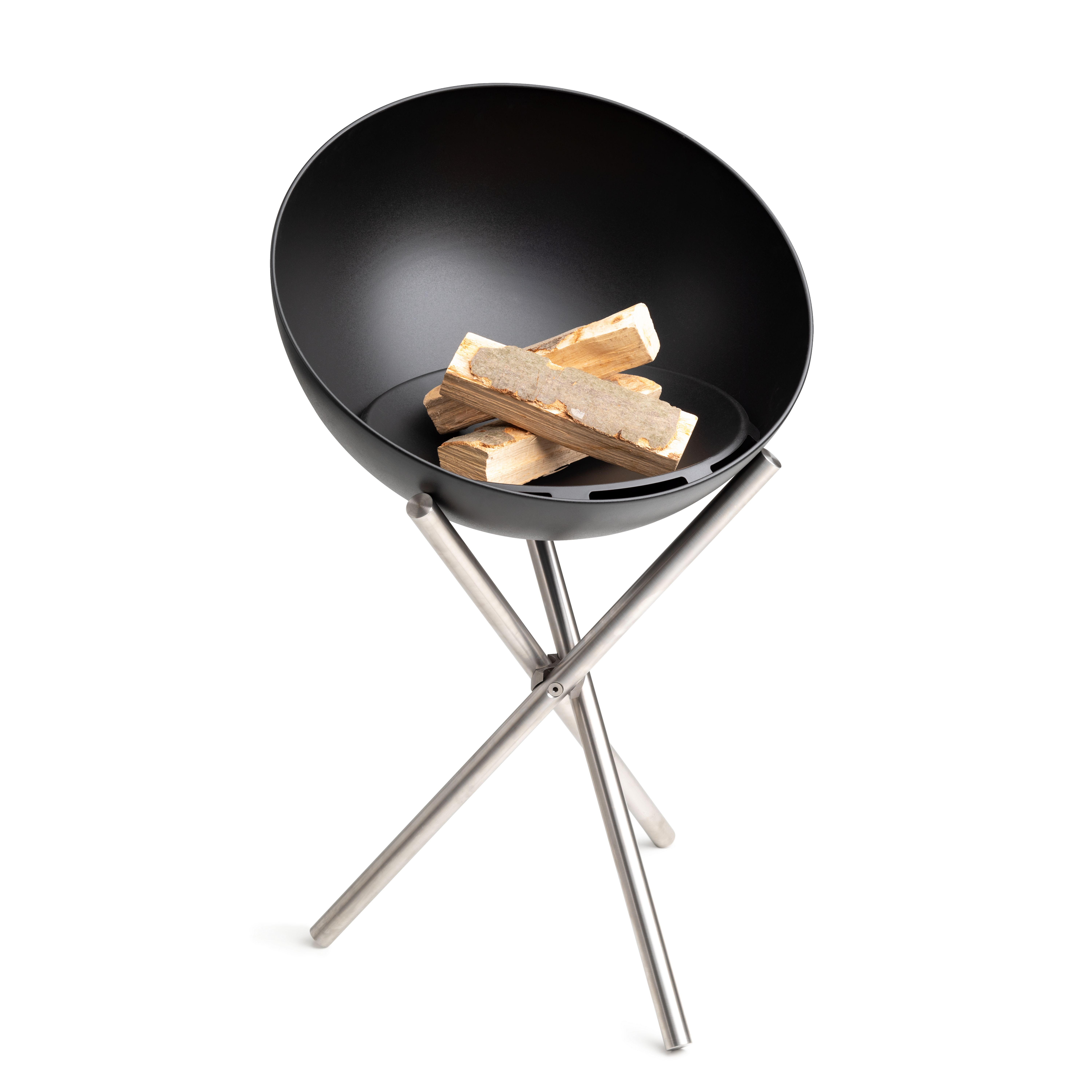 Bowl Feuerschale Mit Dreibein Schwarz