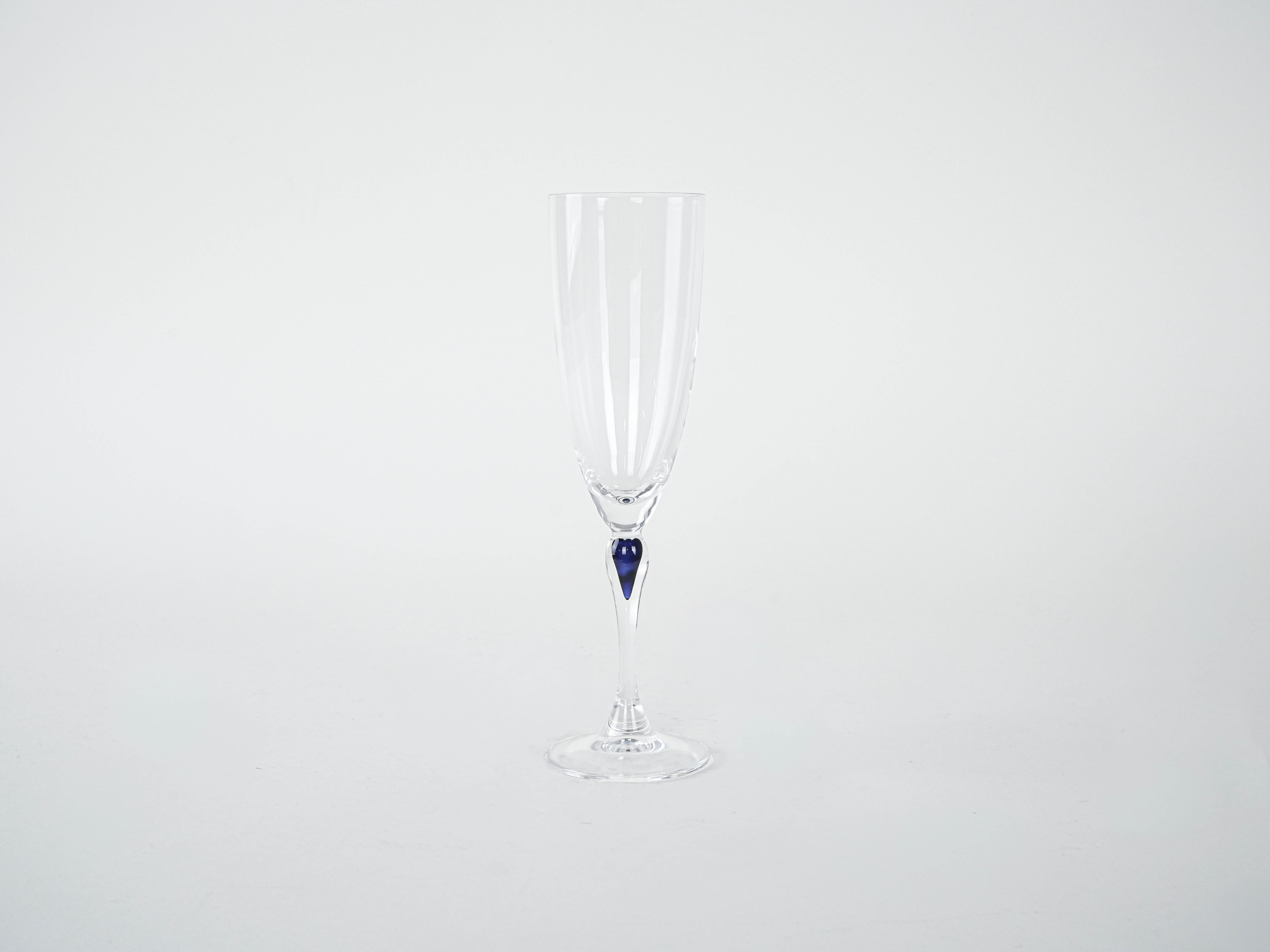 Vierer-Set Gläser 1970er Jahre