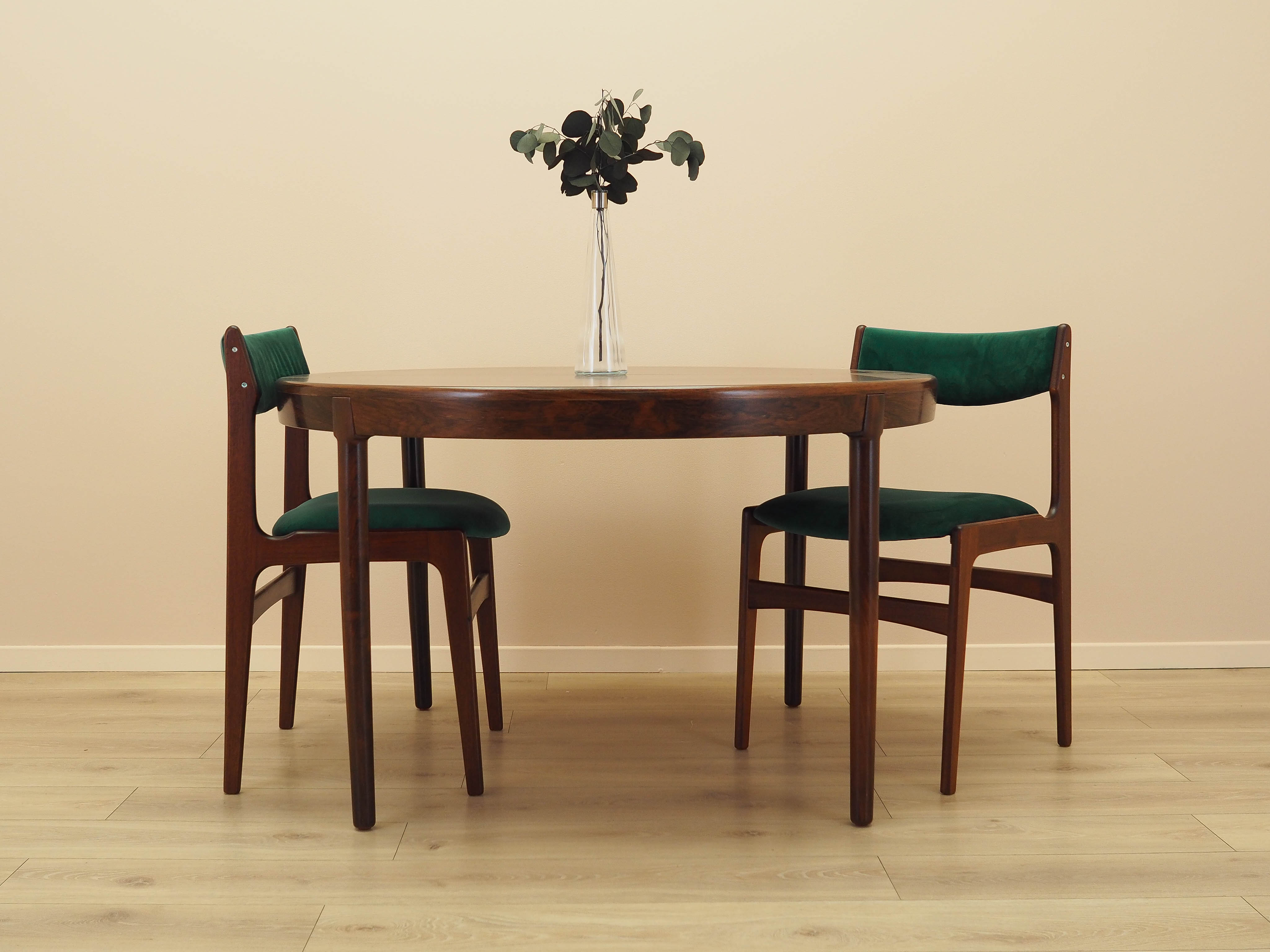Teakwood chairs 6x Green
