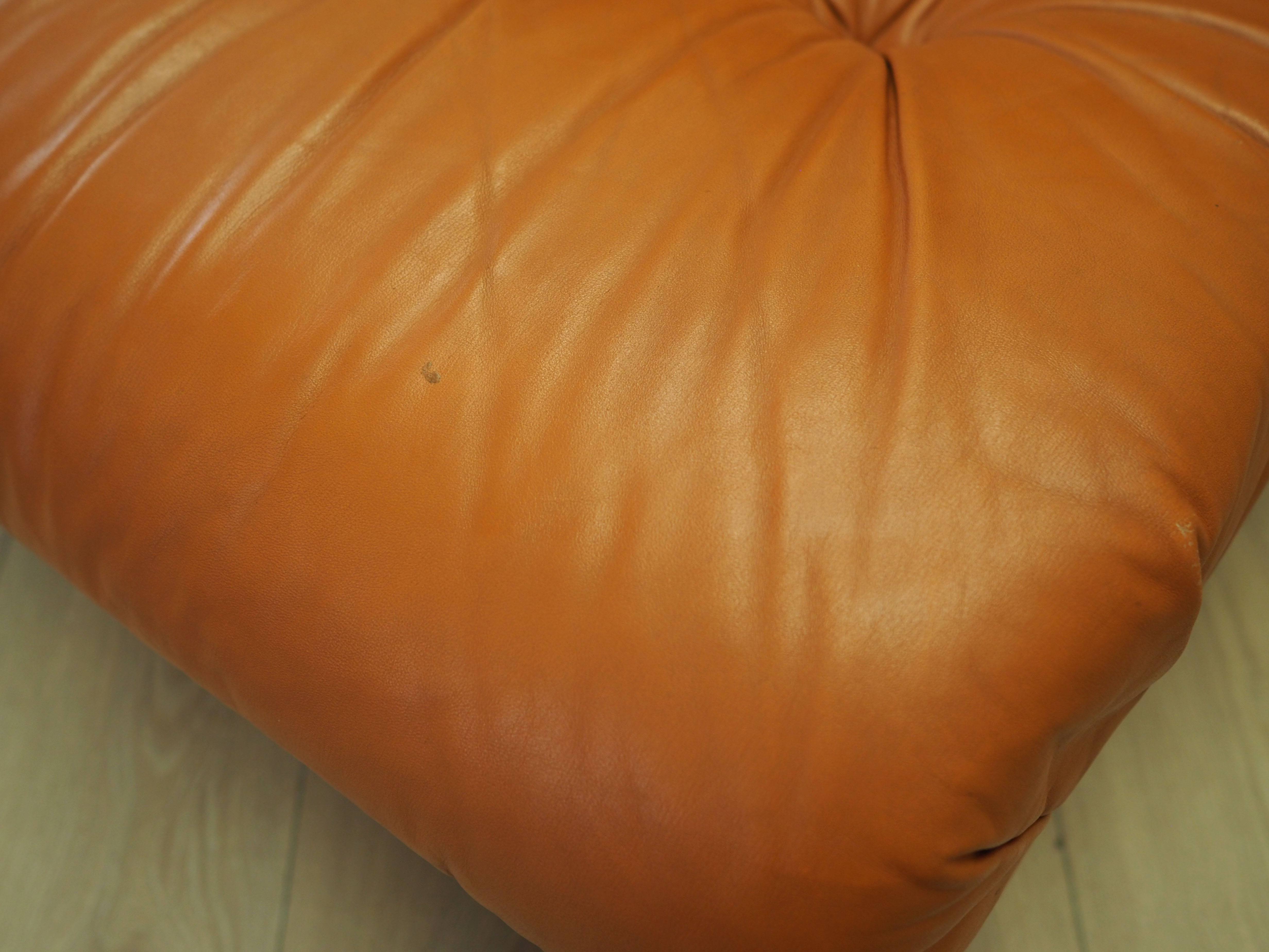 Armchair Leather Brown 1970s