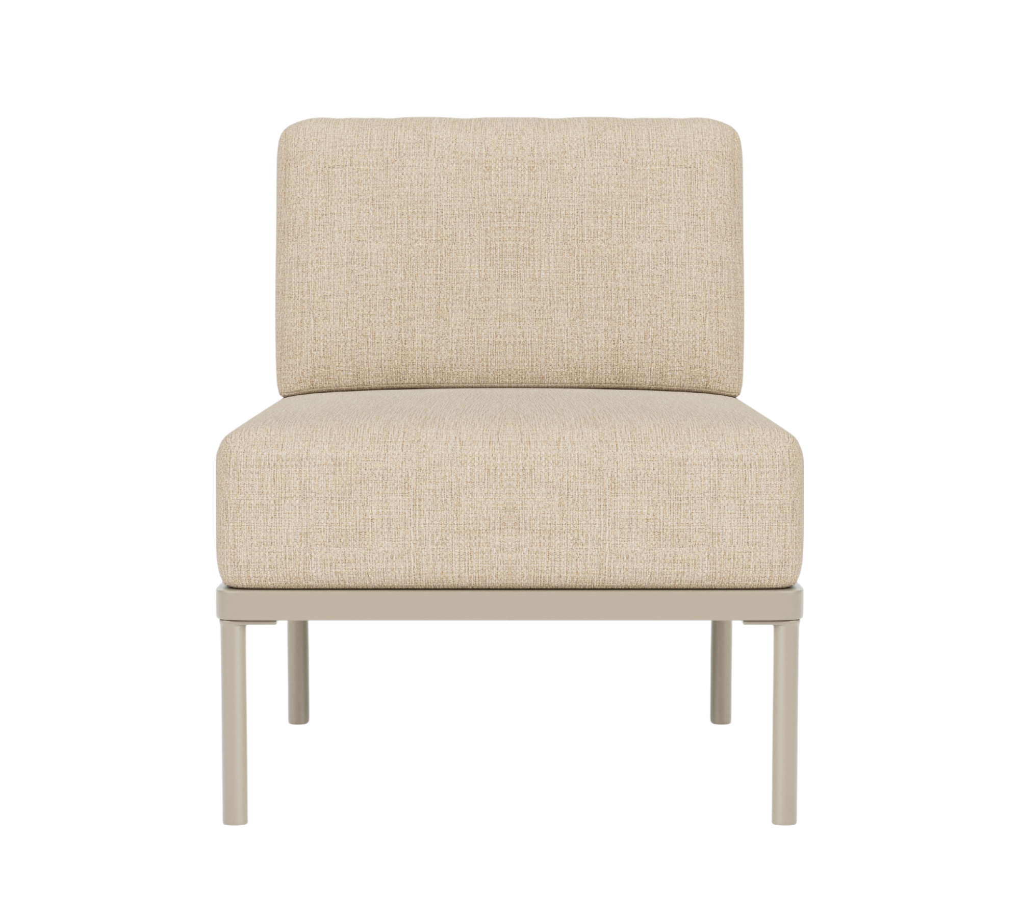 Hadley Outdoor 1-Seater Module Marzipan