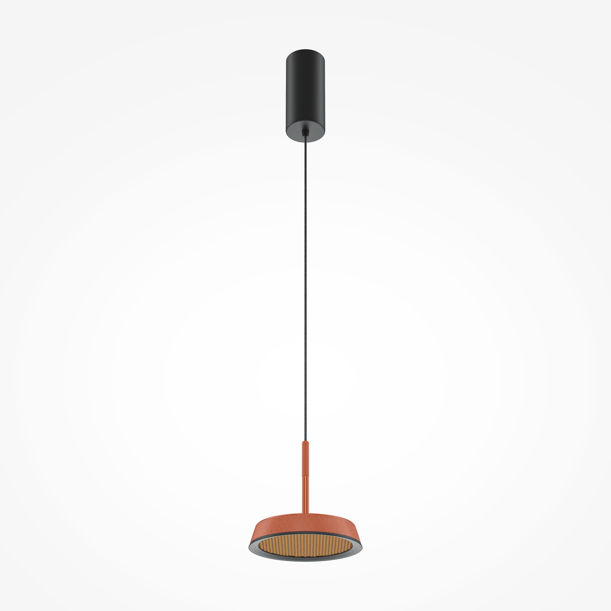 El Pendant lamp Aluminium Black
