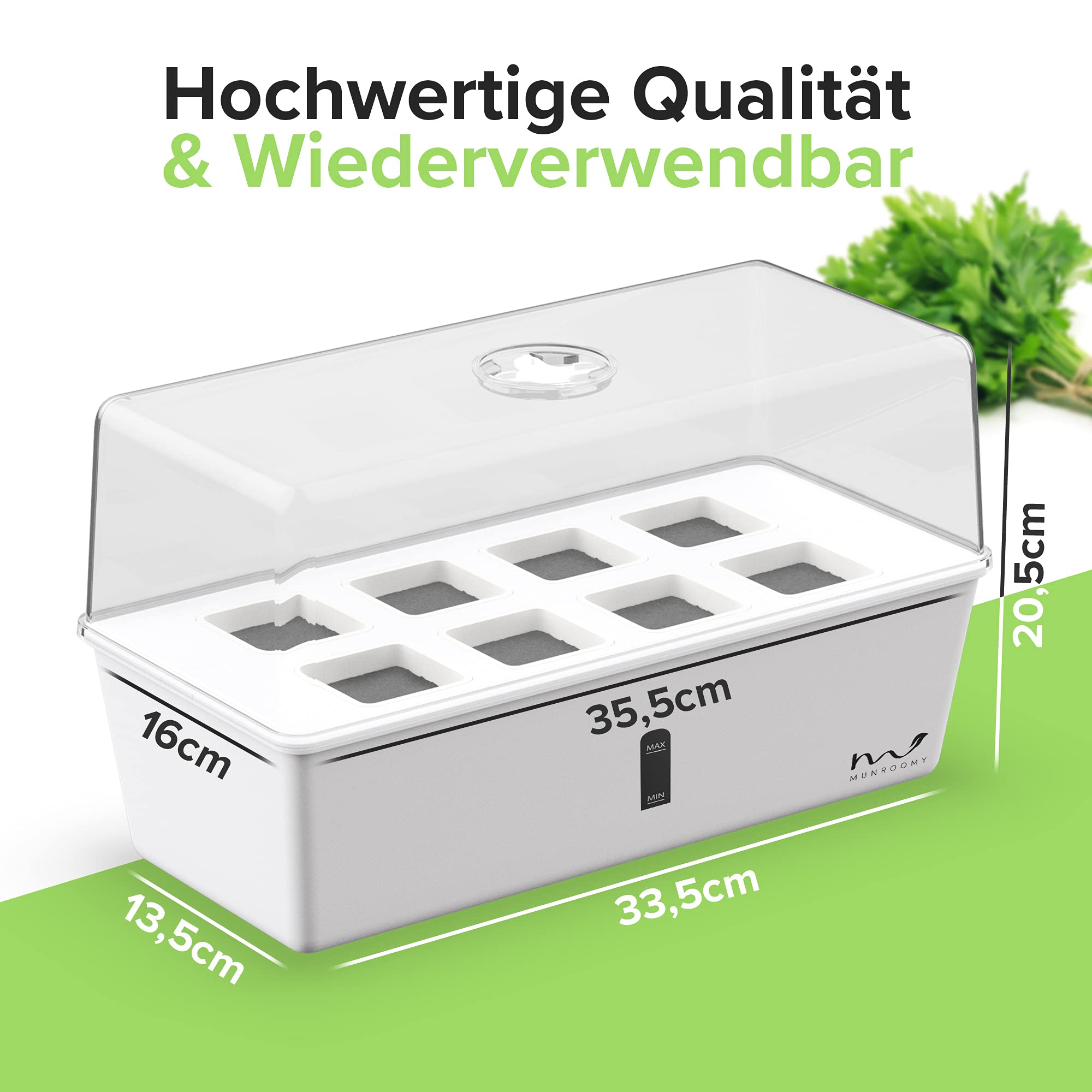 Zimmergewächshaus inkl. Anzuchtspads