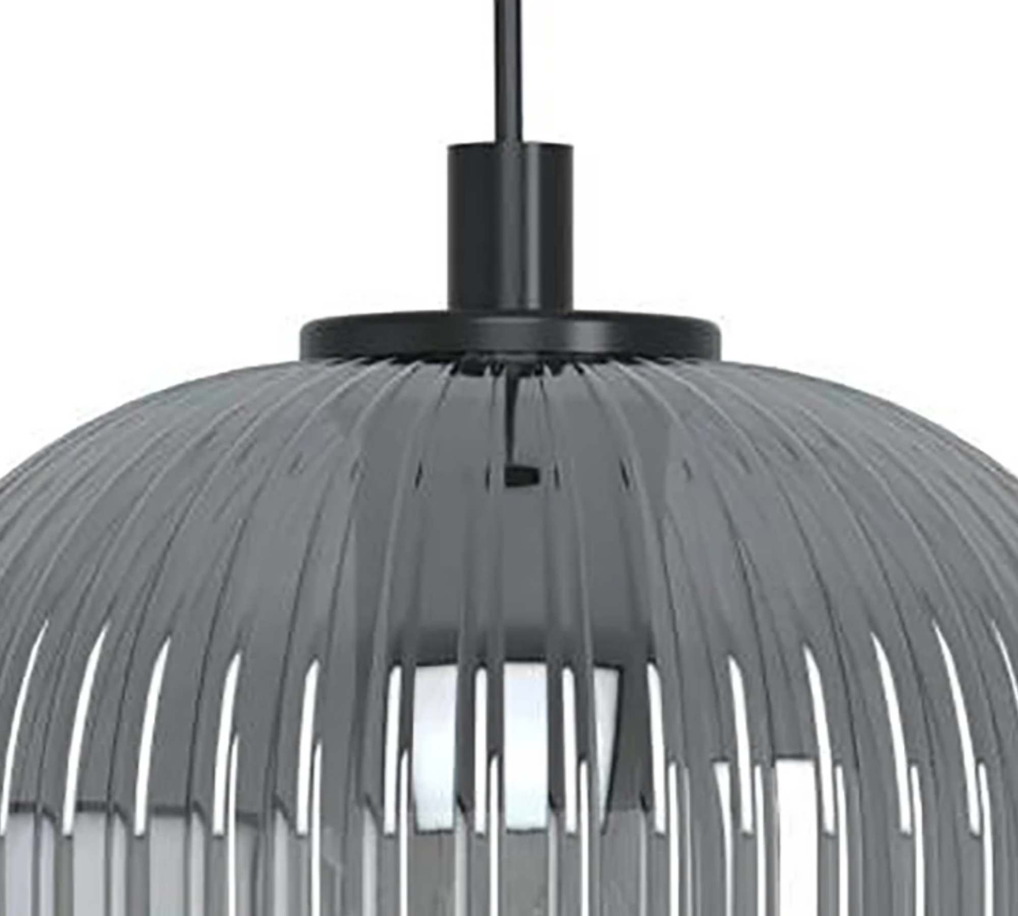 Pendant lamp 1-light glass steel