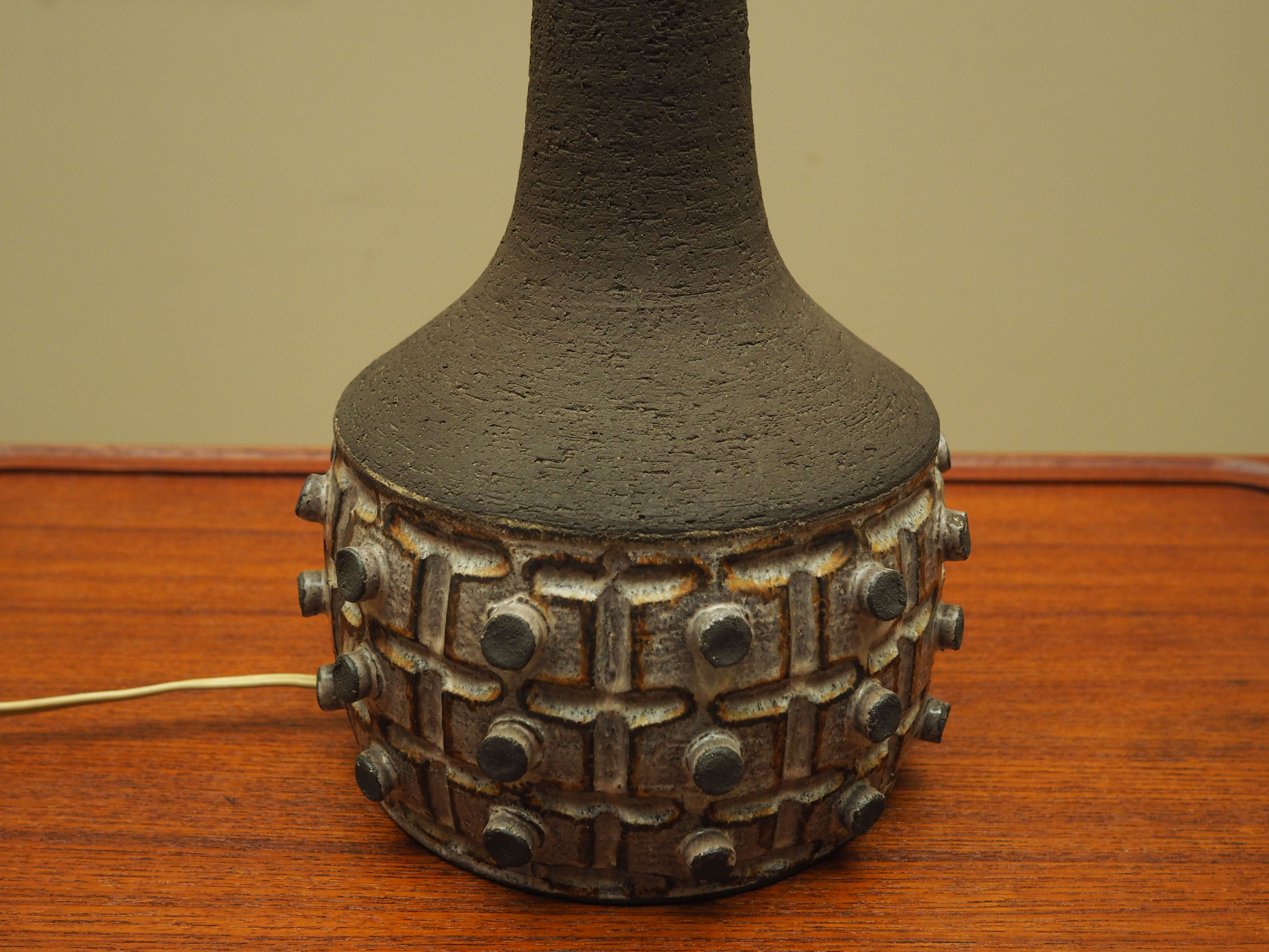 Tischlampe Keramik 1970er Jahre