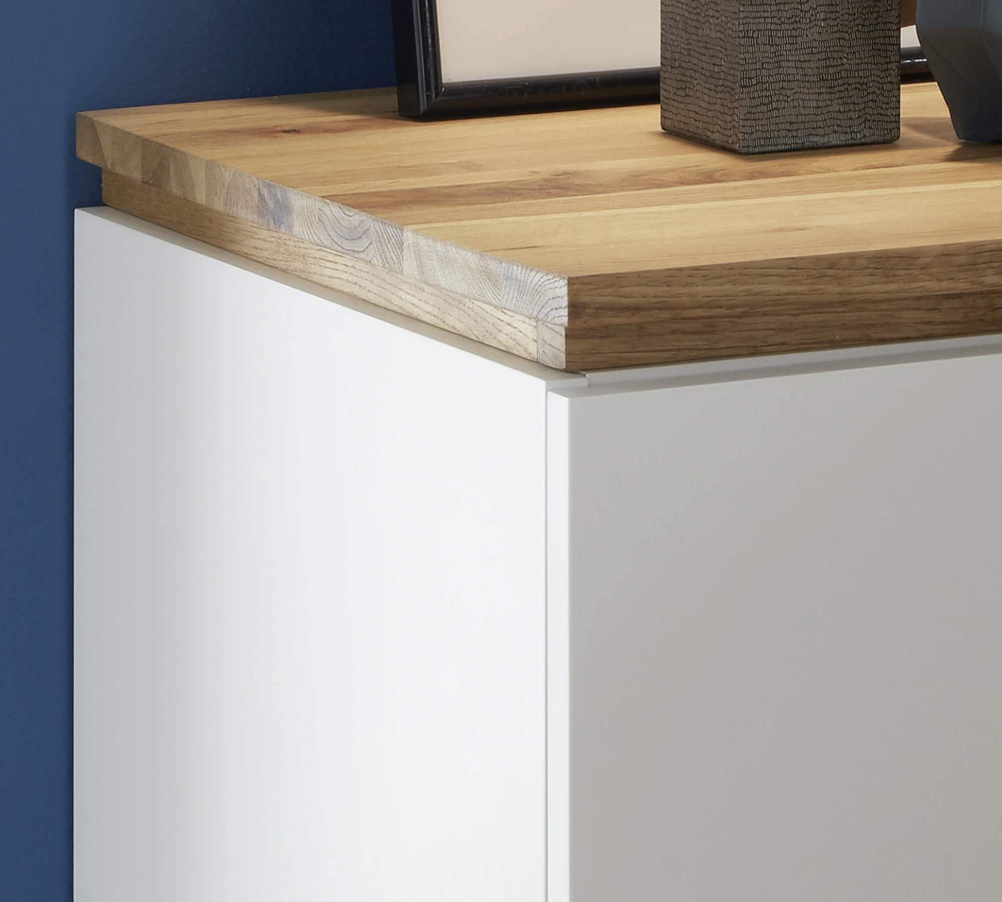 Nachtkommode Holz Weiß
