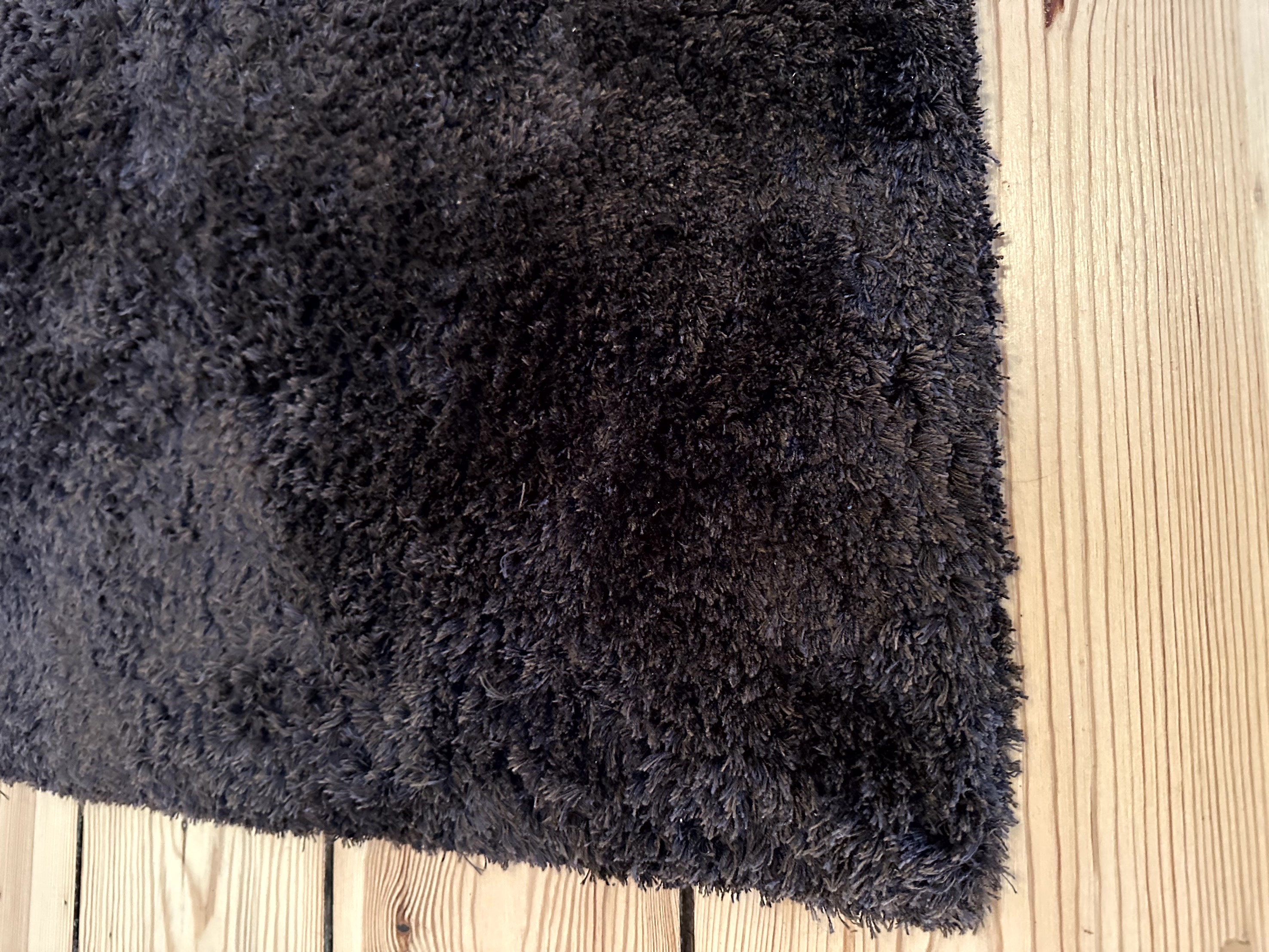 Handgefertigter Teppich Braun 200X200cm