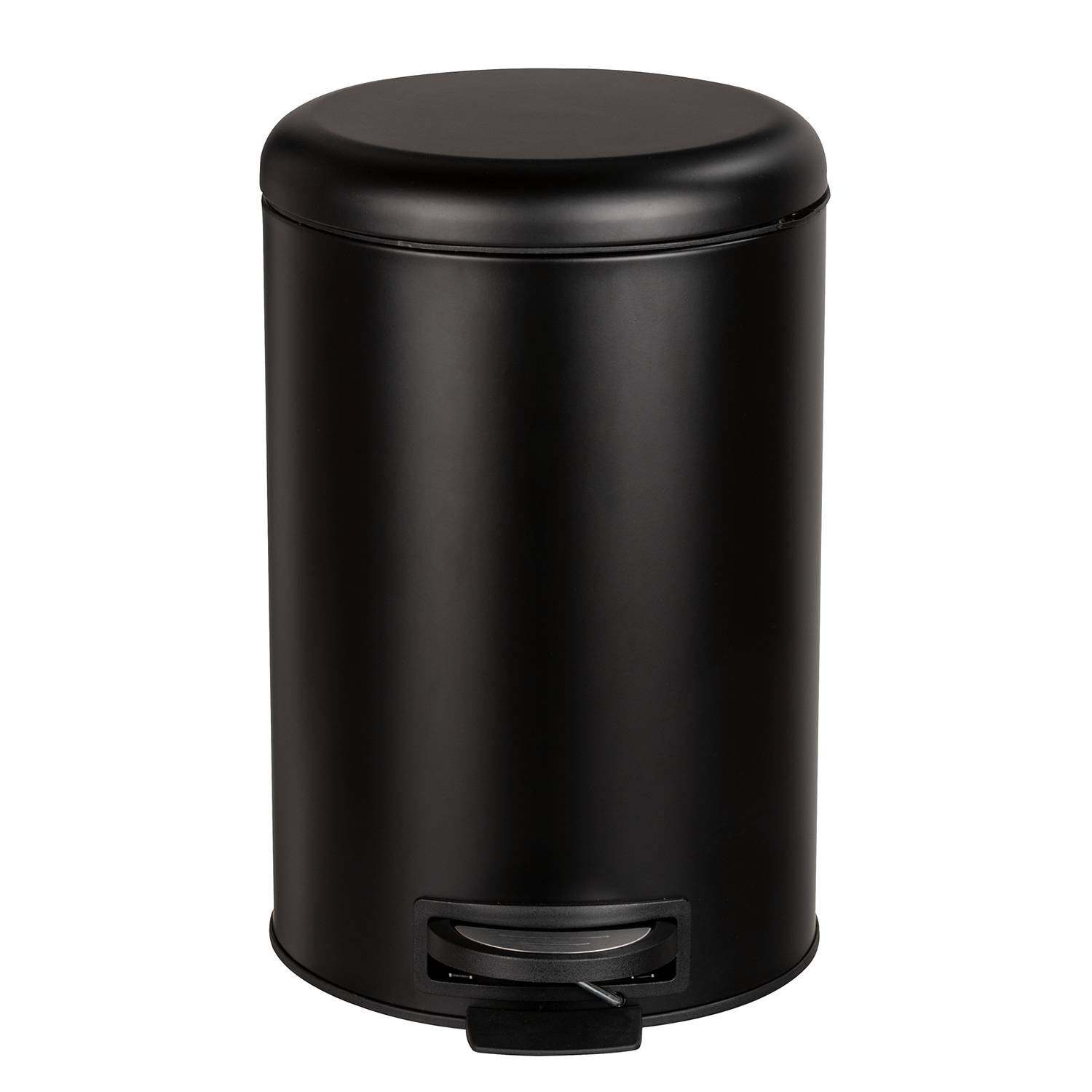  Leman Easy Close Treteimer Stahl Schwarz 